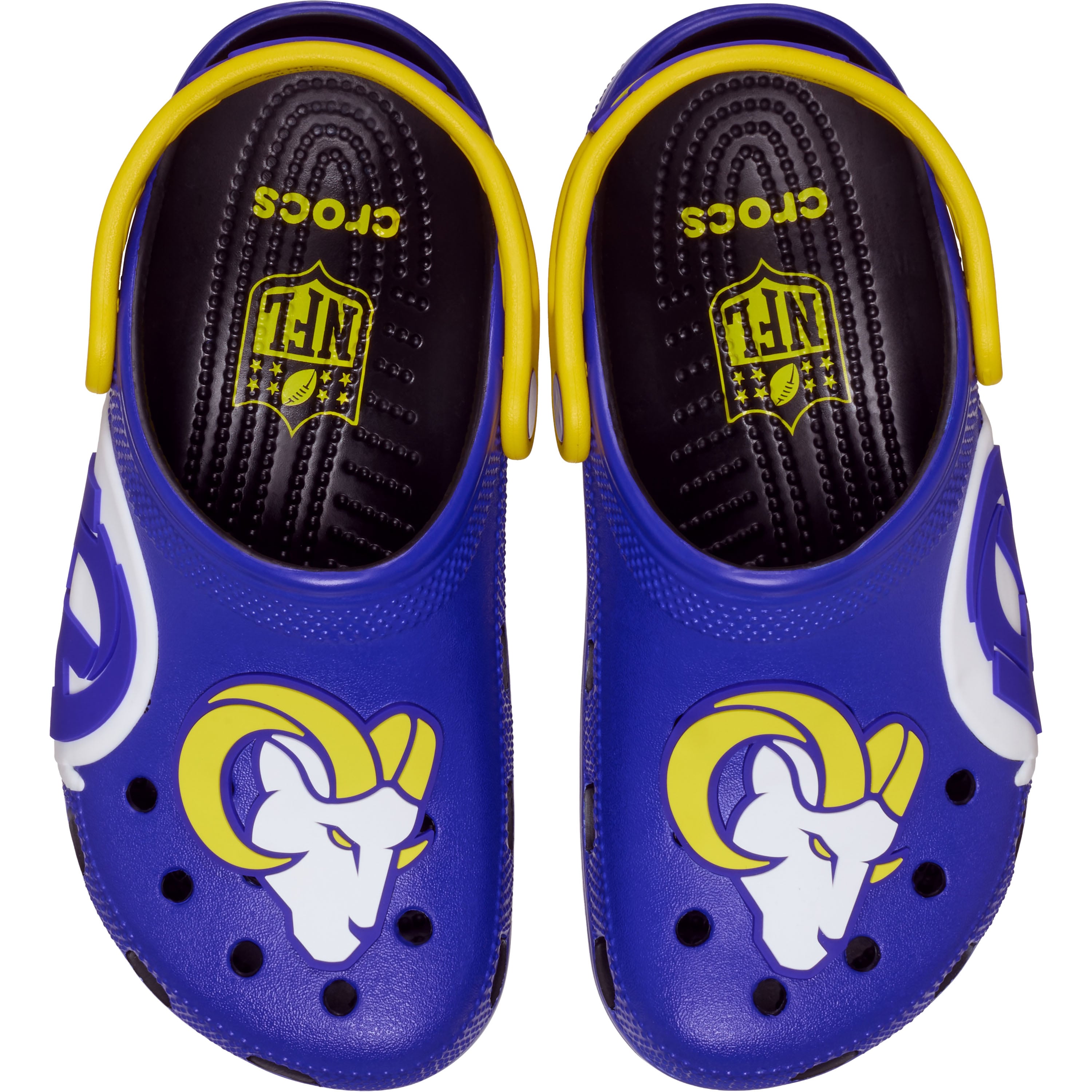 Sabots Crocs Royal Los Angeles Rams Classic unisexes