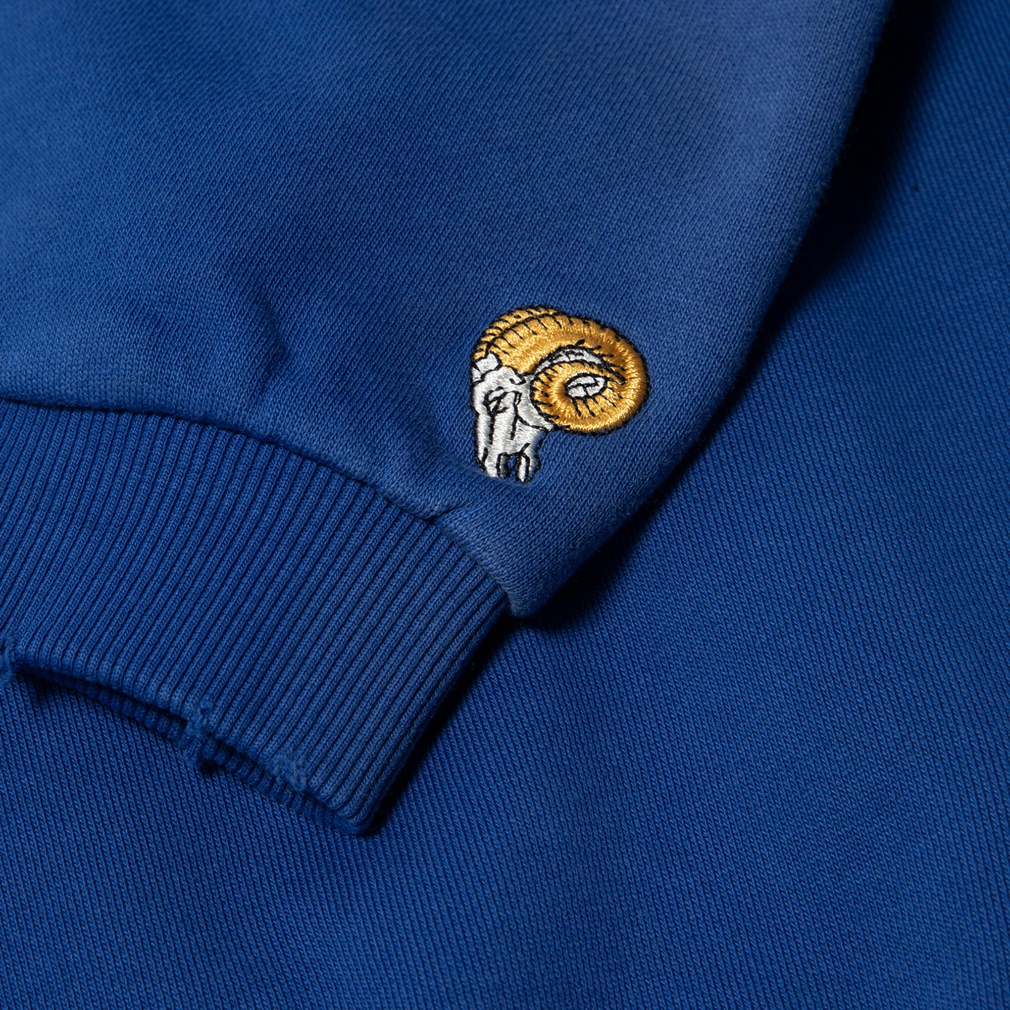 Unisex Elwood Clothing Royal Los Angeles Rams Full-Zip Hoodie