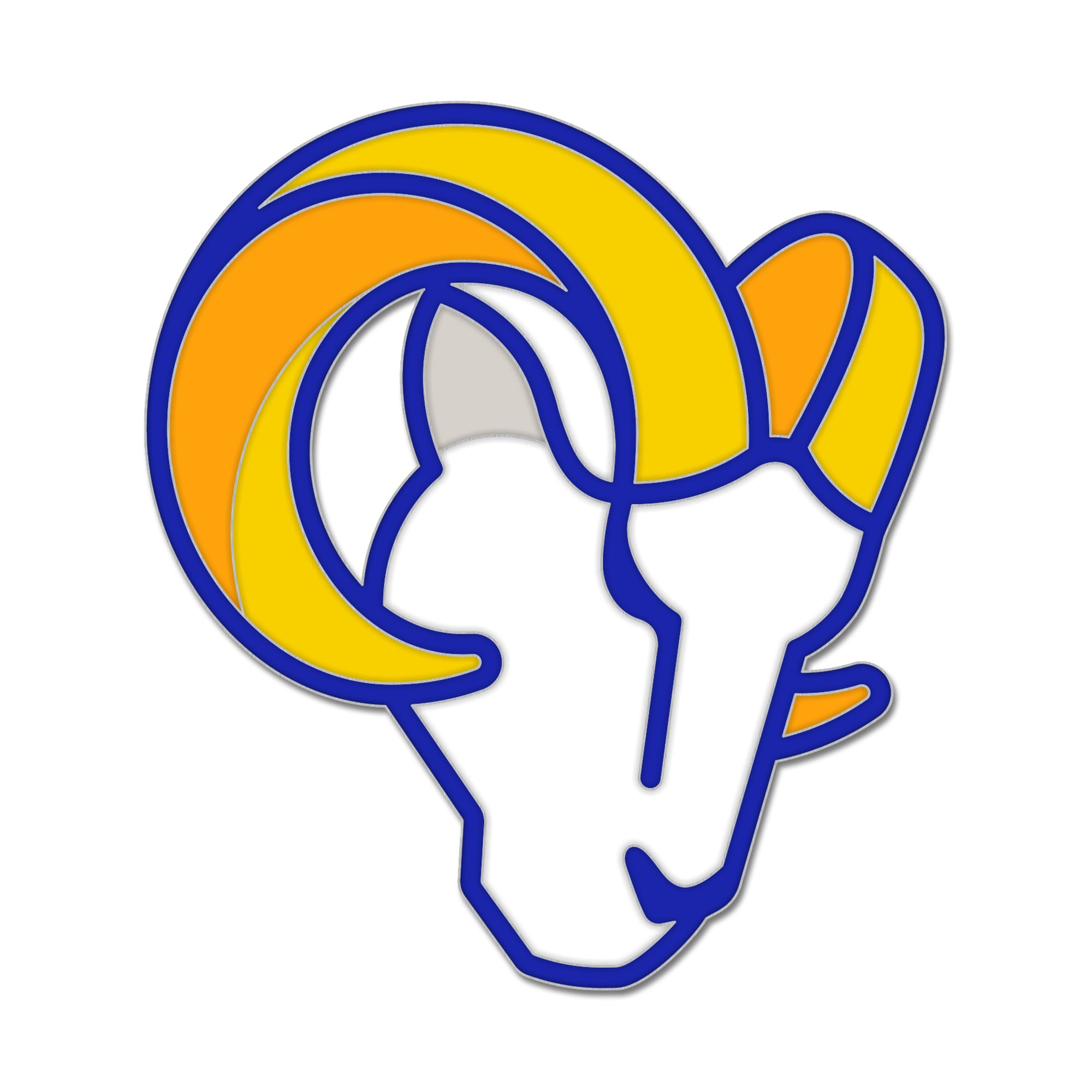 WinCraft Los Angeles Rams Secondary Logo Collector's Pin