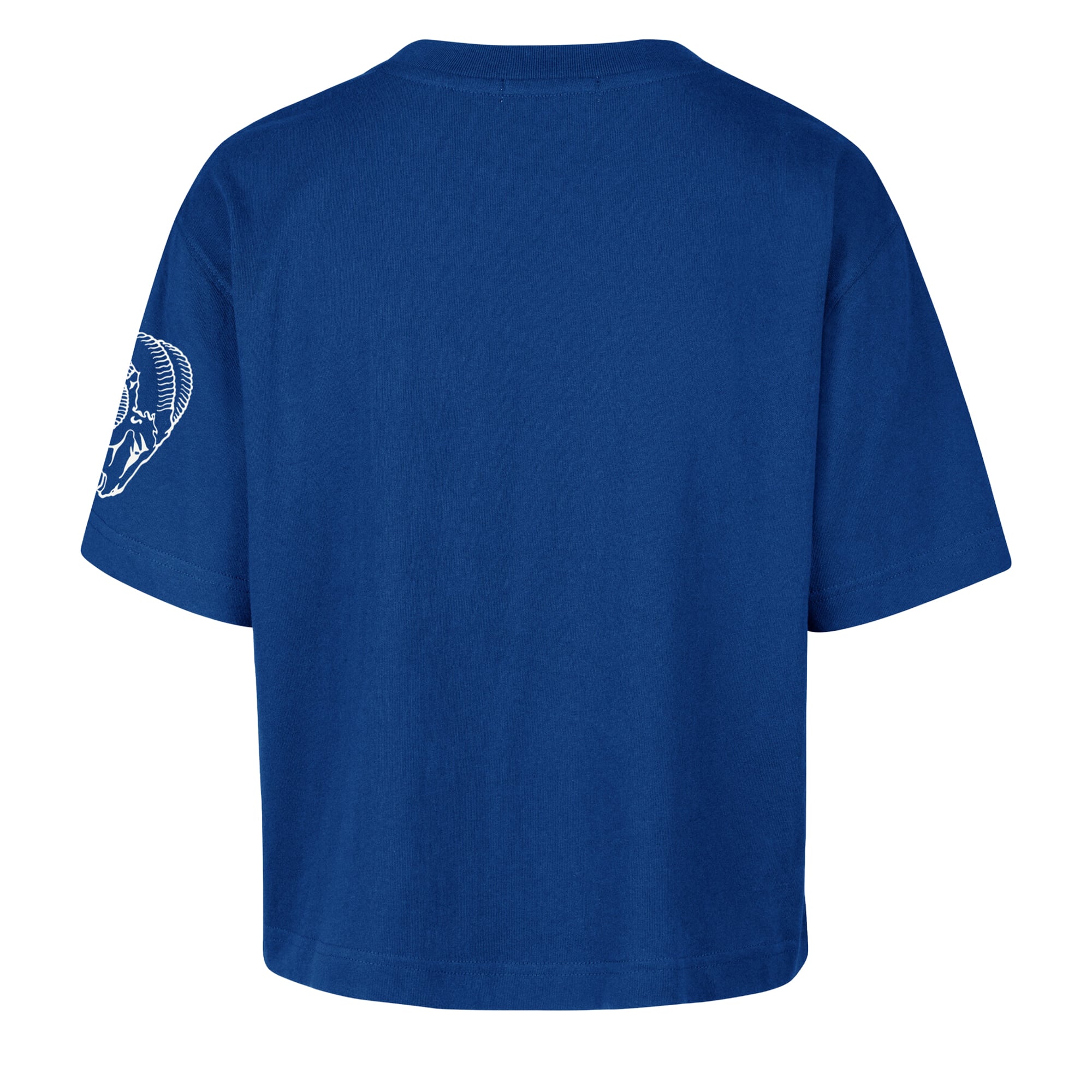 Women's '47 Royal Los Angeles Rams Call Out Reed City T-Shirt