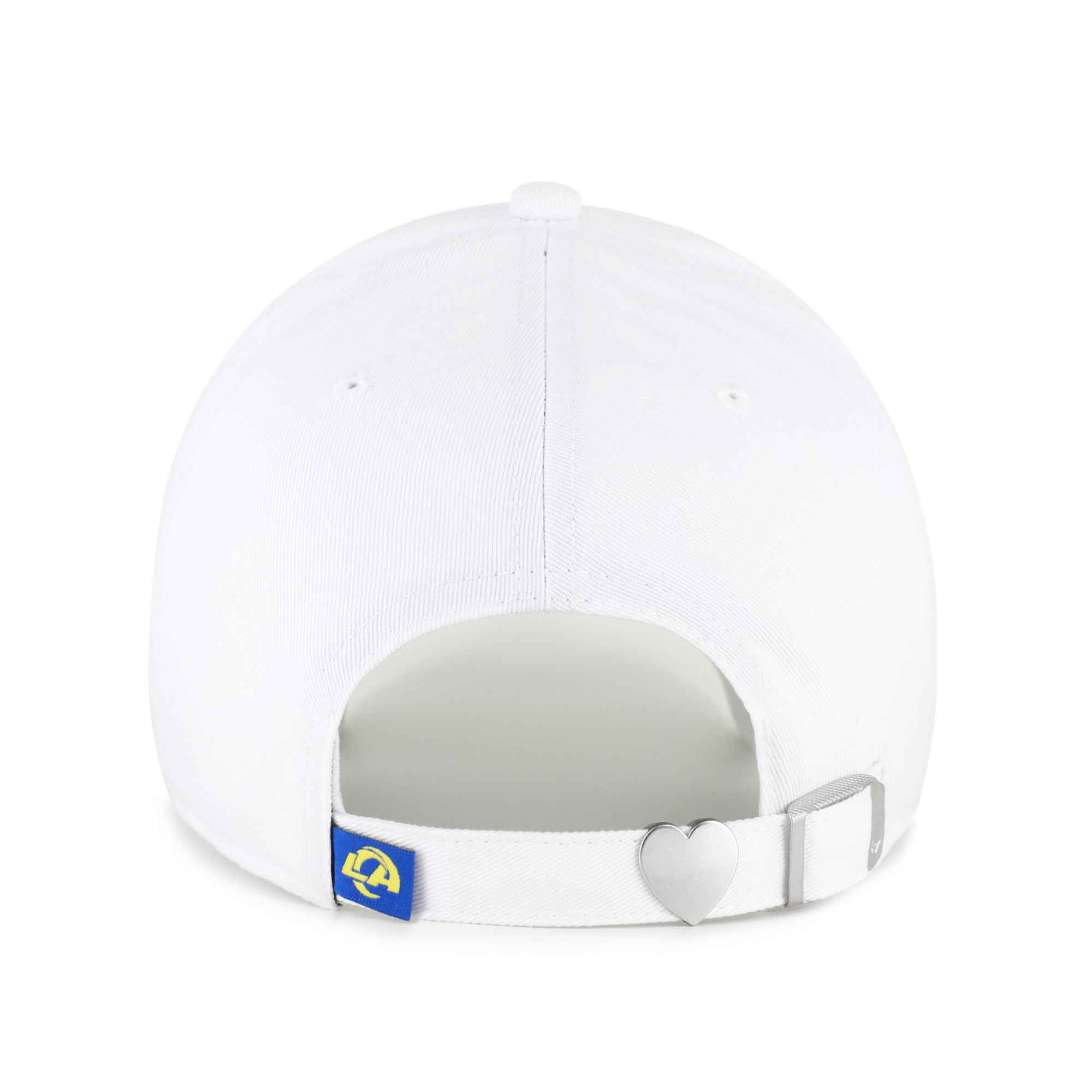 Casquette ajustable pour femme « 47 » blanche Los Angeles Rams Trendy Script Clean Up