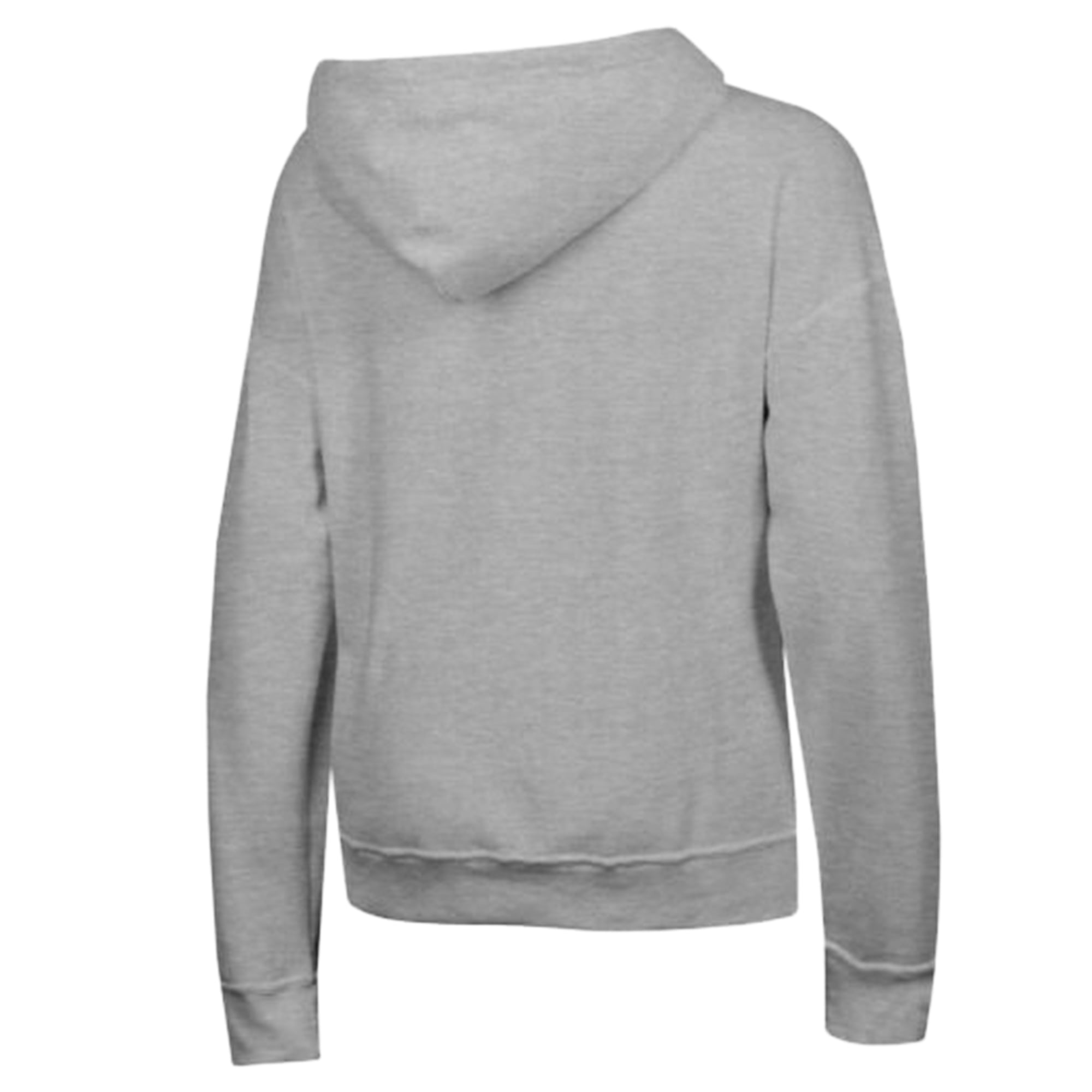 Sweat à capuche zippé Champion gris chiné Los Angeles Rams en polaire Powerblend pour femme