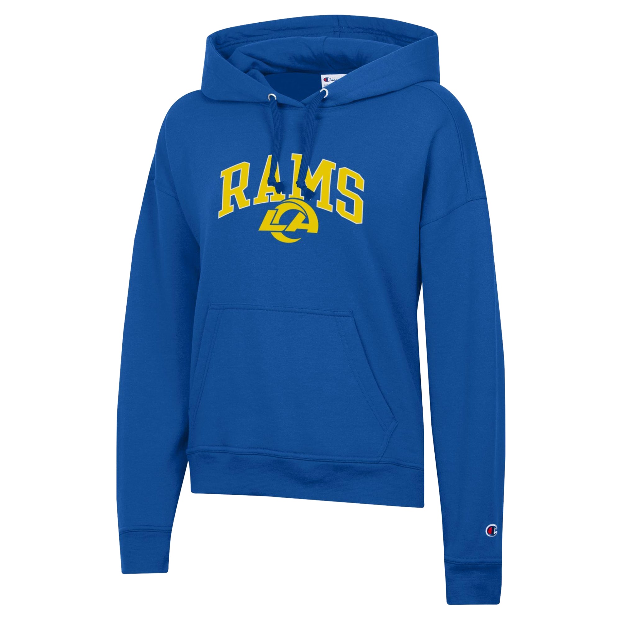Women's Champion  Royal Los Angeles Rams Powerblend Hoodie