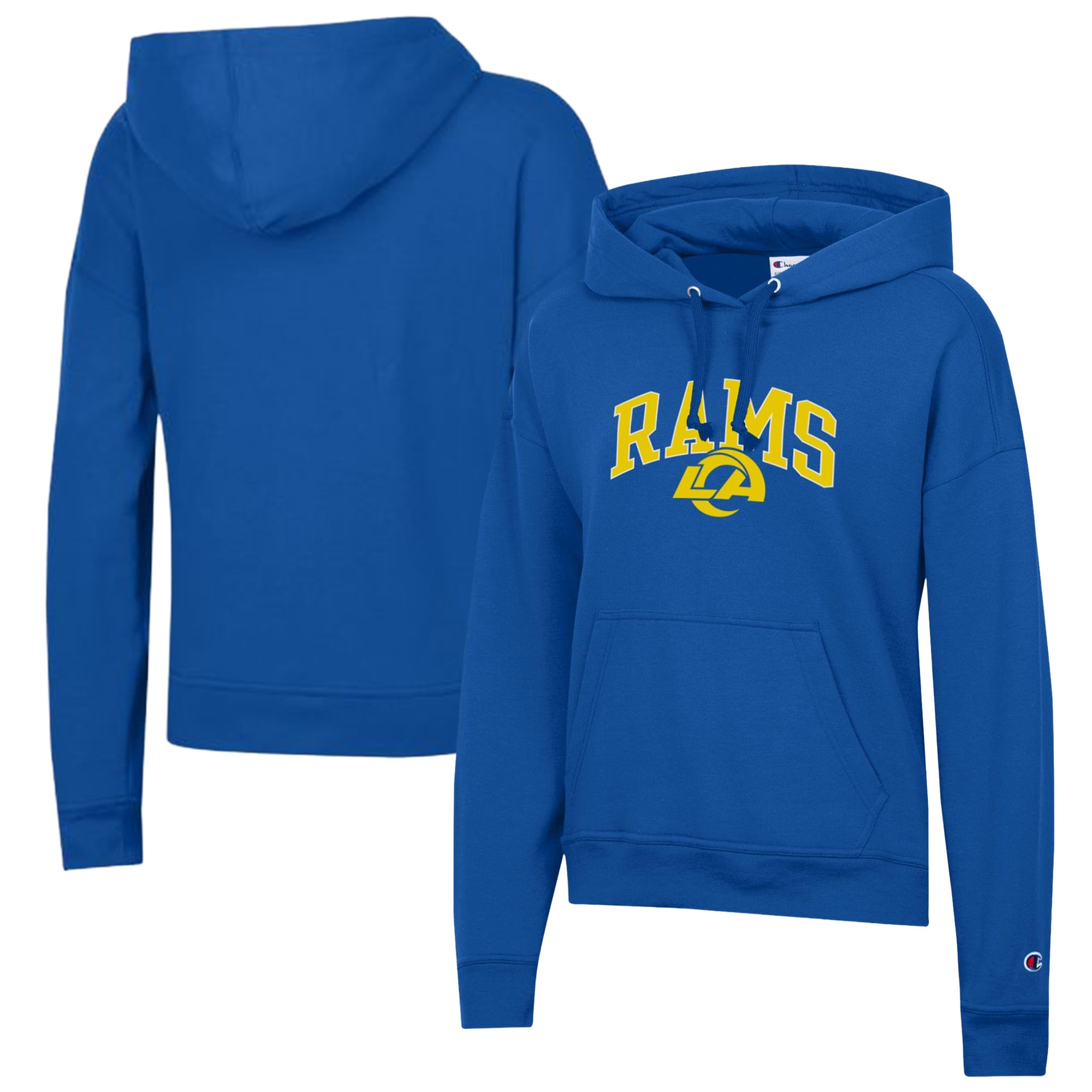 Women's Champion  Royal Los Angeles Rams Powerblend Hoodie
