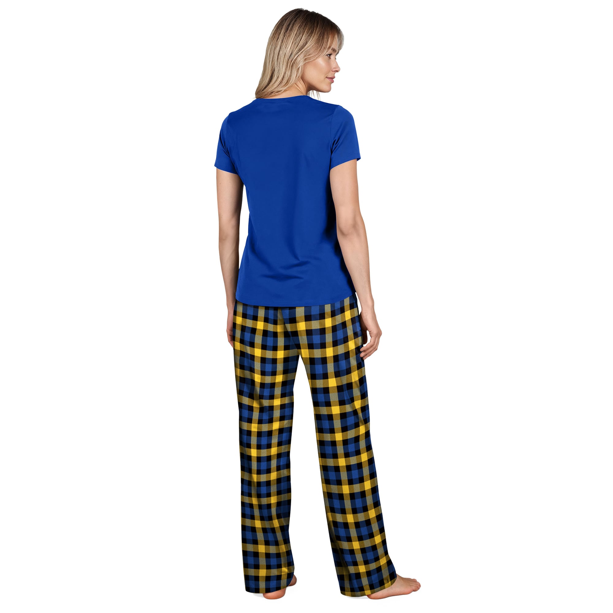 Ensemble de nuit Highland Royal Los Angeles Rams Concepts Sport pour femmes