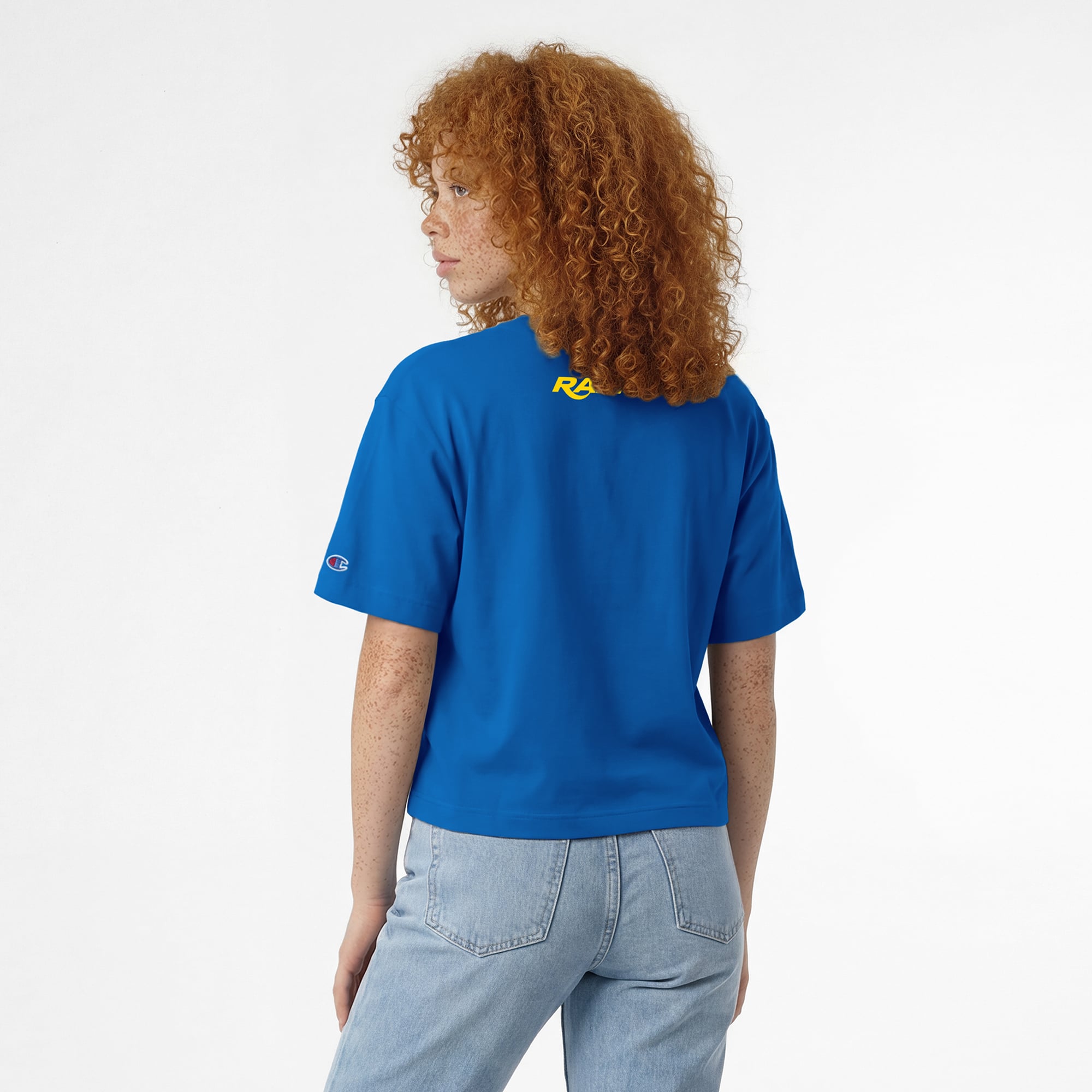 T-shirt femme Disney x Champion Royal Los Angeles Rams Sulley All-Star