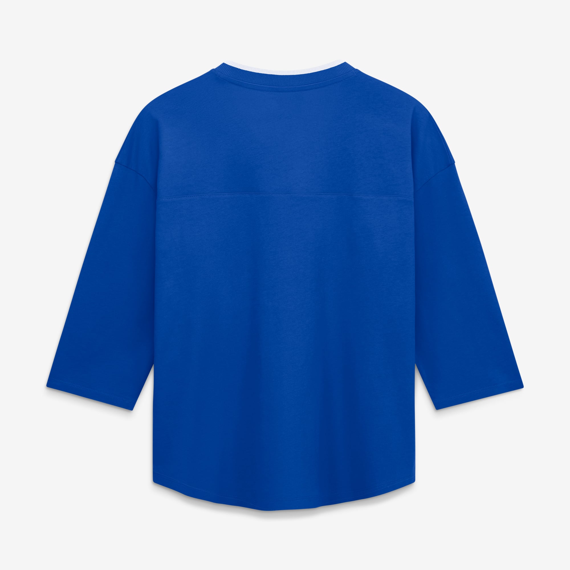 Women's Fanatics Royal Los Angeles Rams Plus Deceptive Juke 3/4-Sleeve V-Neck T-Shirt