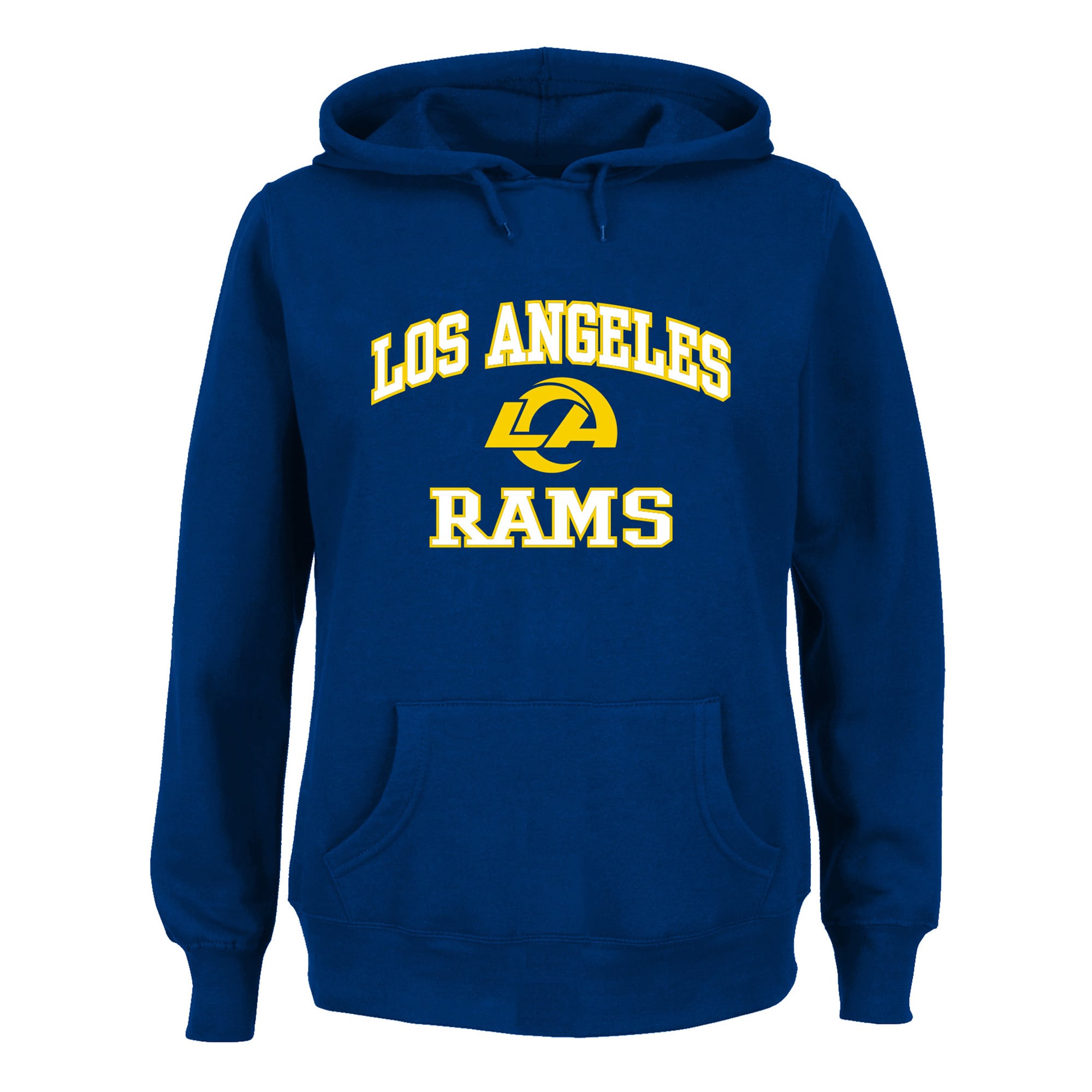 Sweat à capuche Fanatics Royal Los Angeles Rams pour femmes, grande taille, Heart & Soul