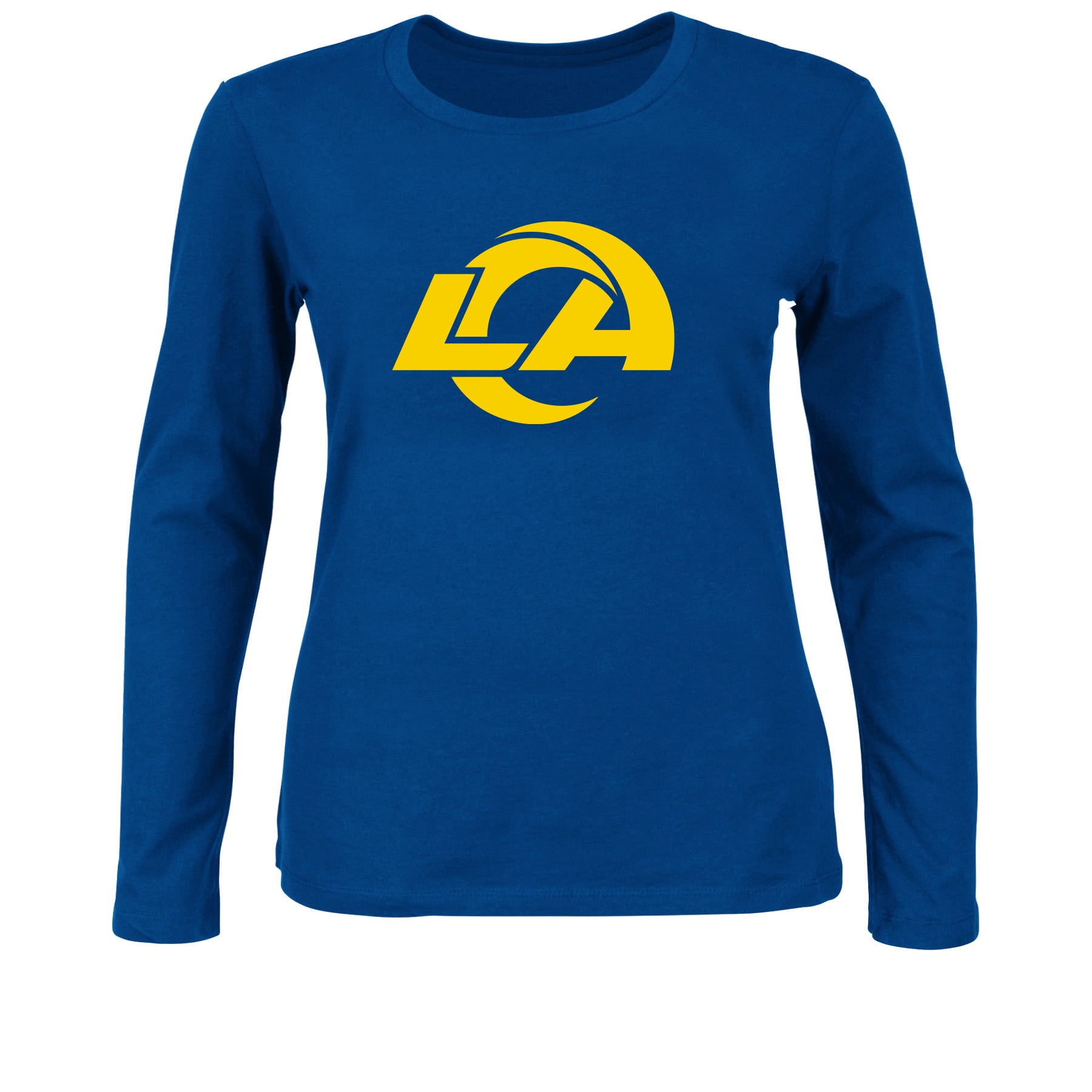 T-shirt à manches longues Fanatics Royal Los Angeles Rams pour femmes, grande taille, logo principal