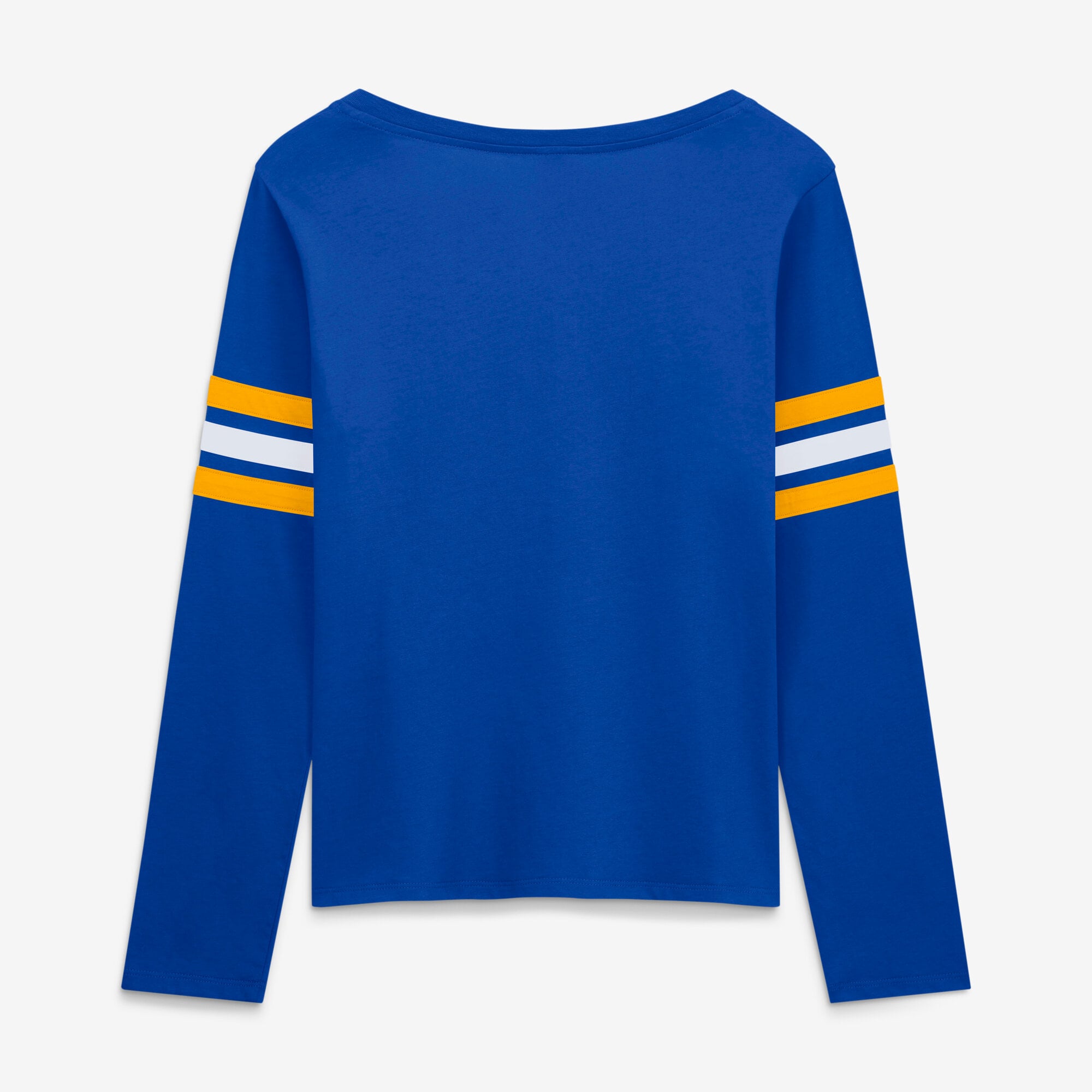 T-shirt à manches longues lacets Fanatics Royal Los Angeles Rams pour femmes