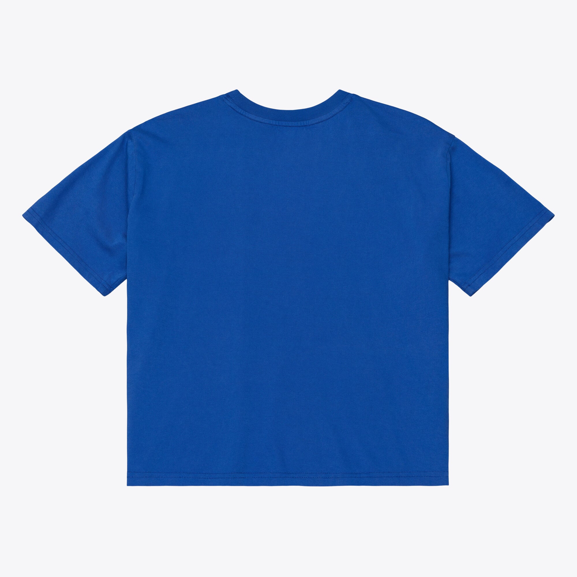 T-shirt court à imprimé graphique Royal Los Angeles Rams pour femme de Mitchell & Ness