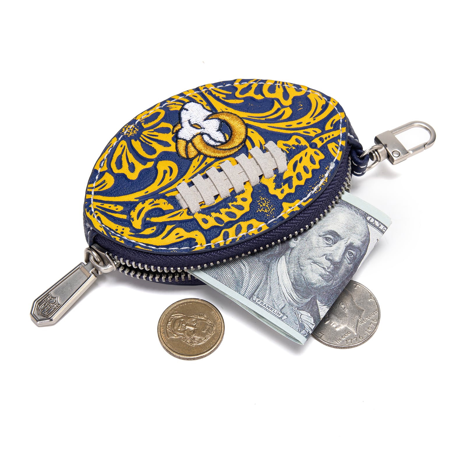 Porte-clés de sac pour femme Montana West Los Angeles Rams