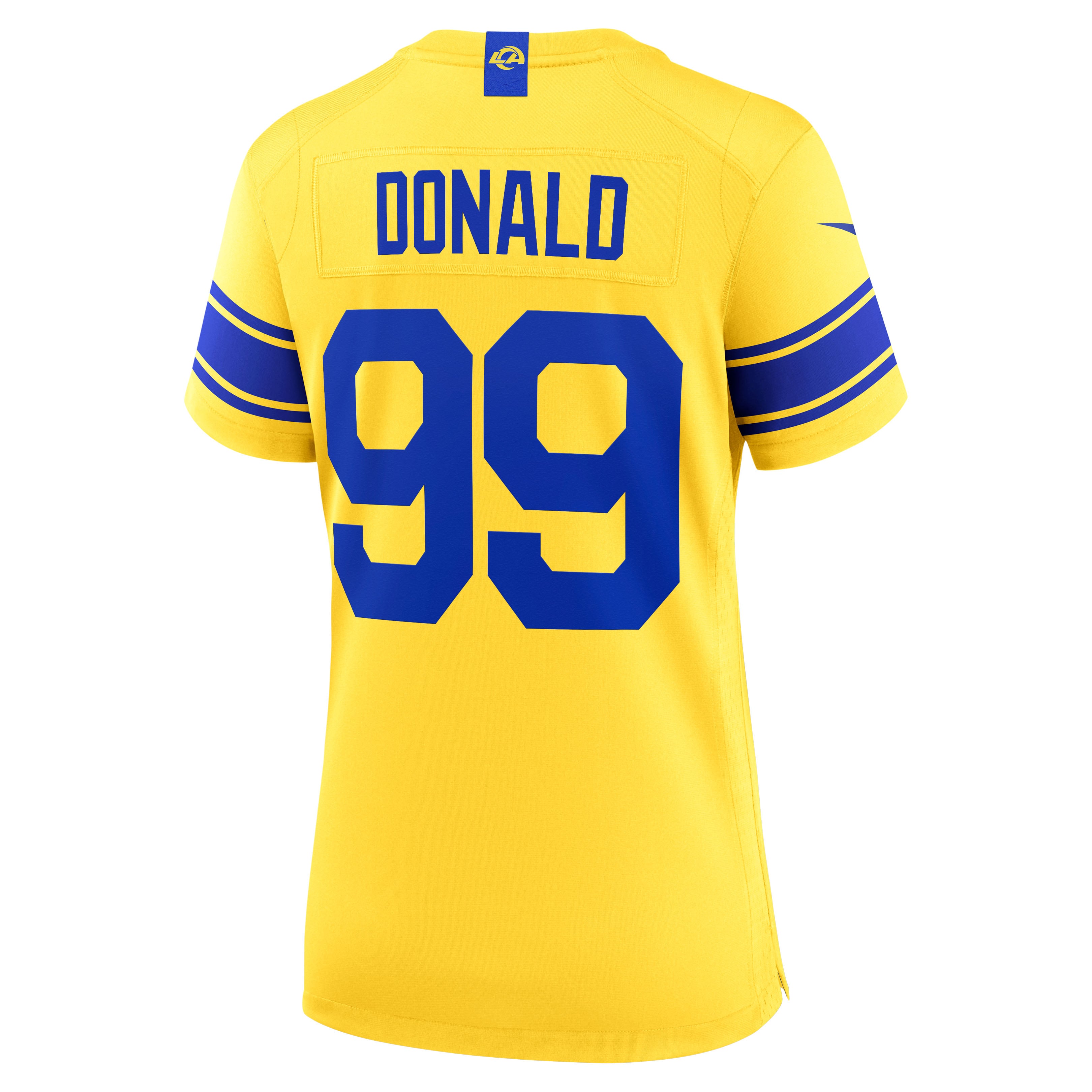 Maillot alternatif Nike Aaron Donald Gold pour femmes, Los Angeles Rams