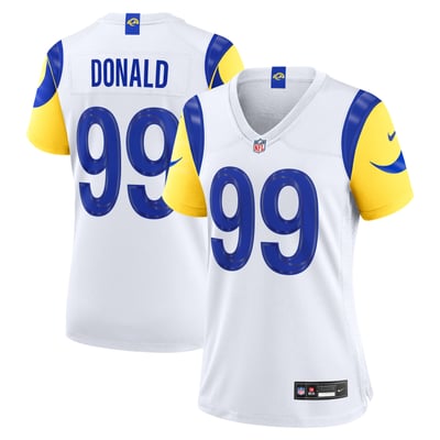 Aaron Donald Los Angeles Rams Nike Women's Game Jersey - White