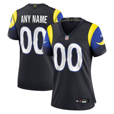  Los Angeles Rams Nike Women's Rivalries Collection Custom Game Jersey - Dark Blue