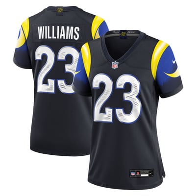 Kyren Williams Los Angeles Rams Nike Women's Rivalries Collection Game Jersey - Dark Blue