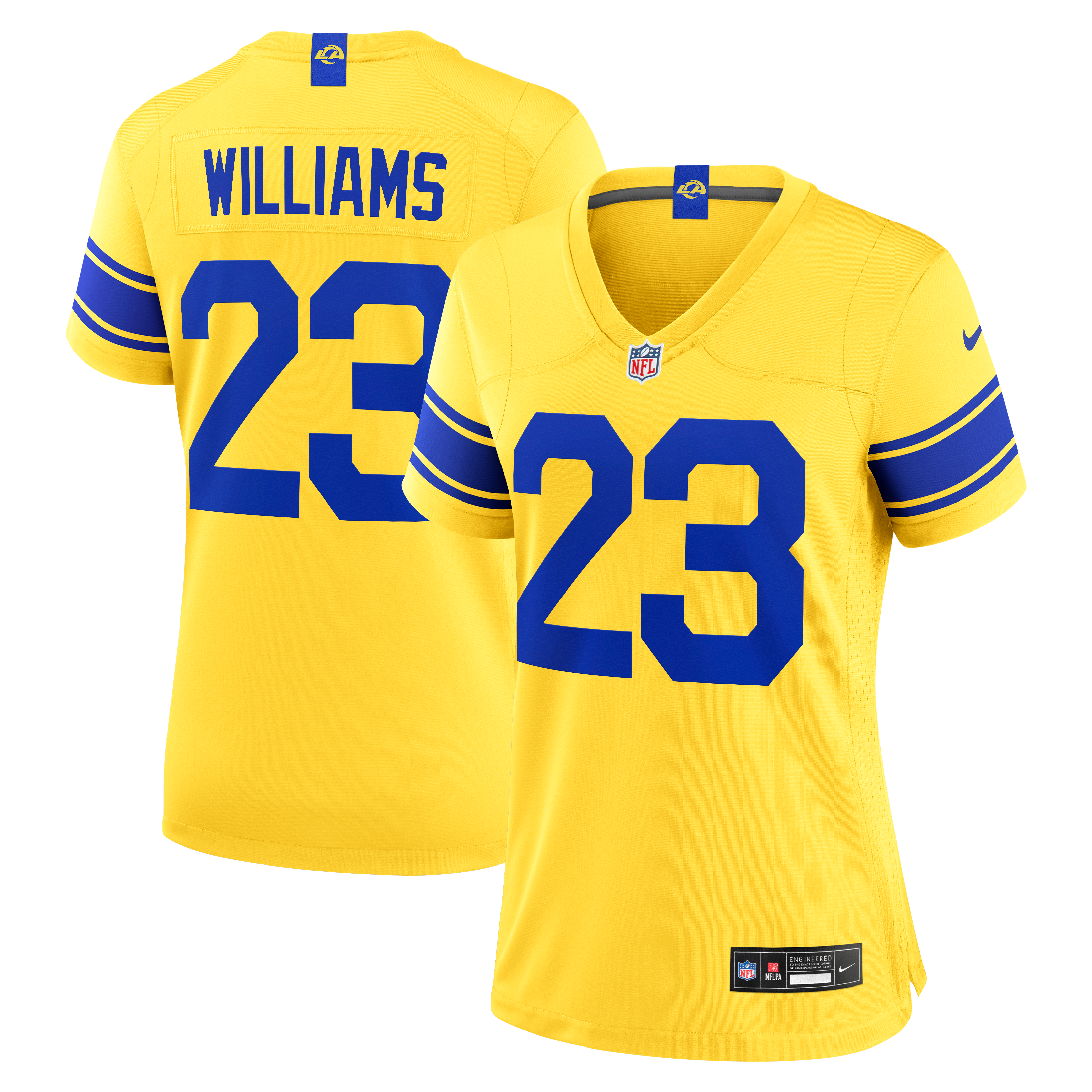Women's Nike Kyren Williams White Los Angeles Rams Game Jersey