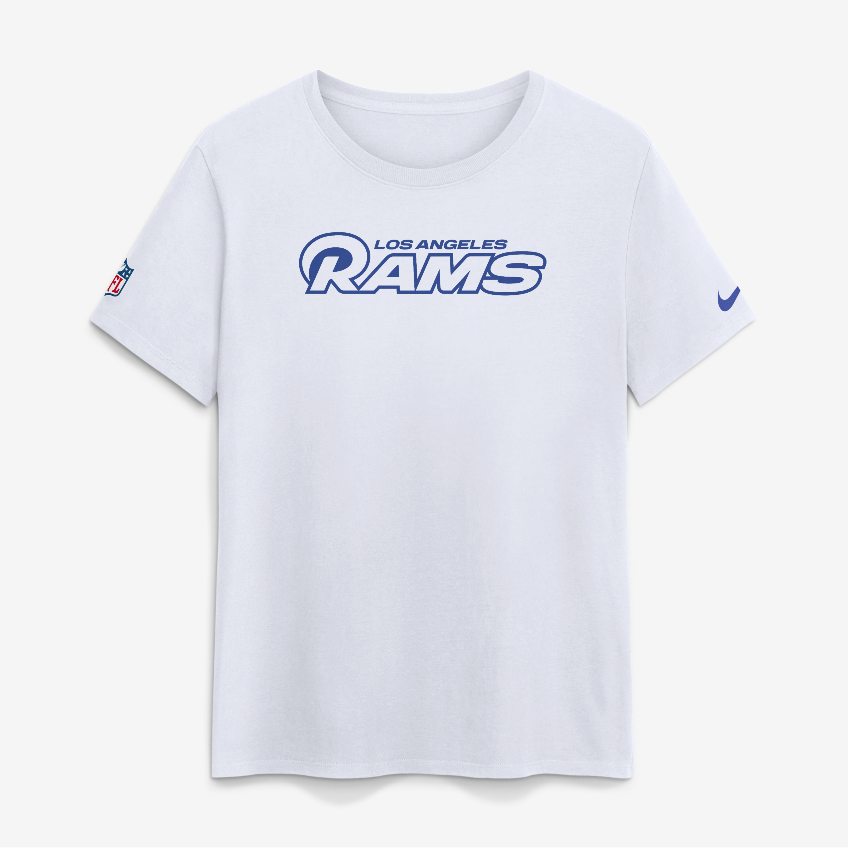 T-shirt blanc Nike Los Angeles Rams pour femmes