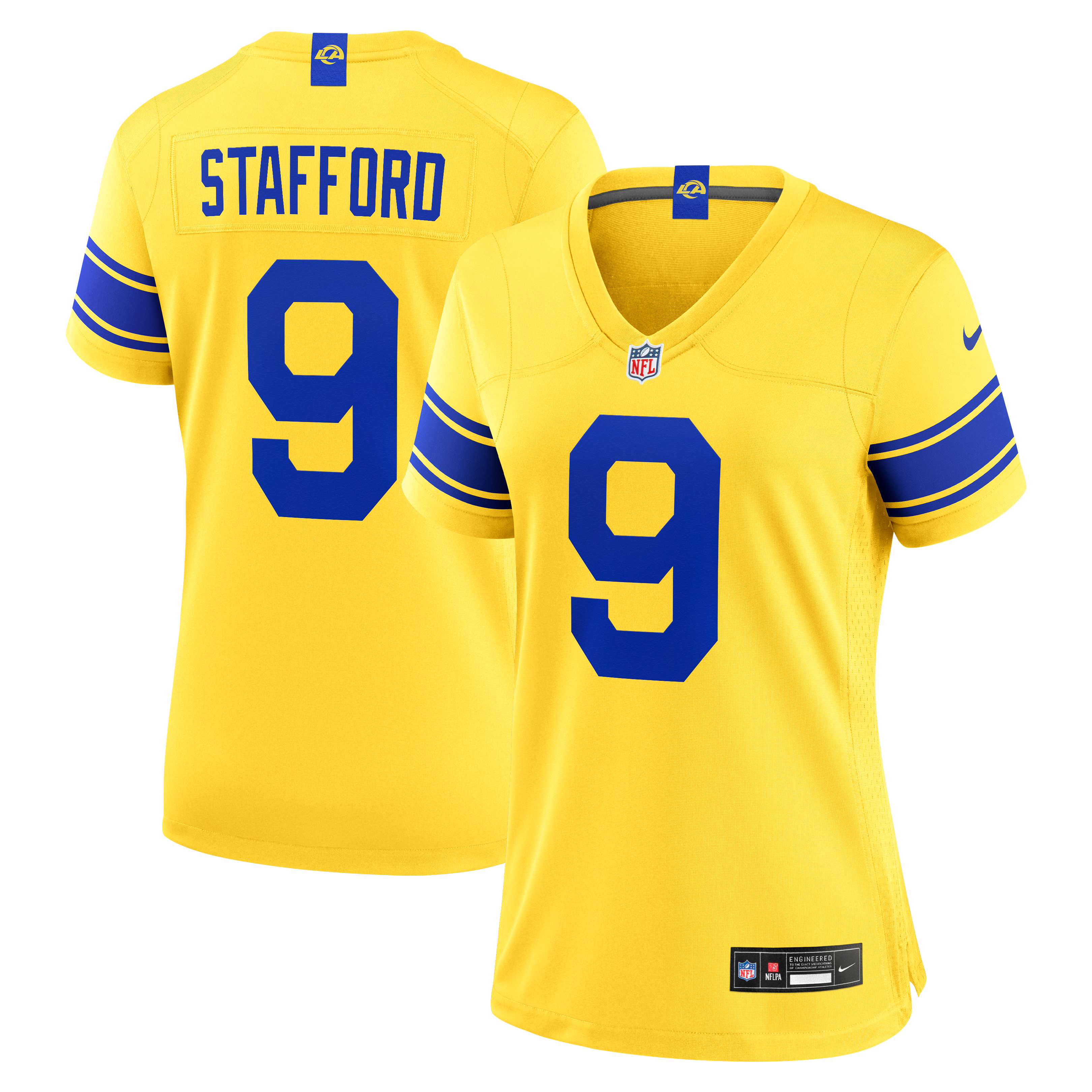 Women's Nike Matthew Stafford Royal Los Angeles Rams Game Jersey
