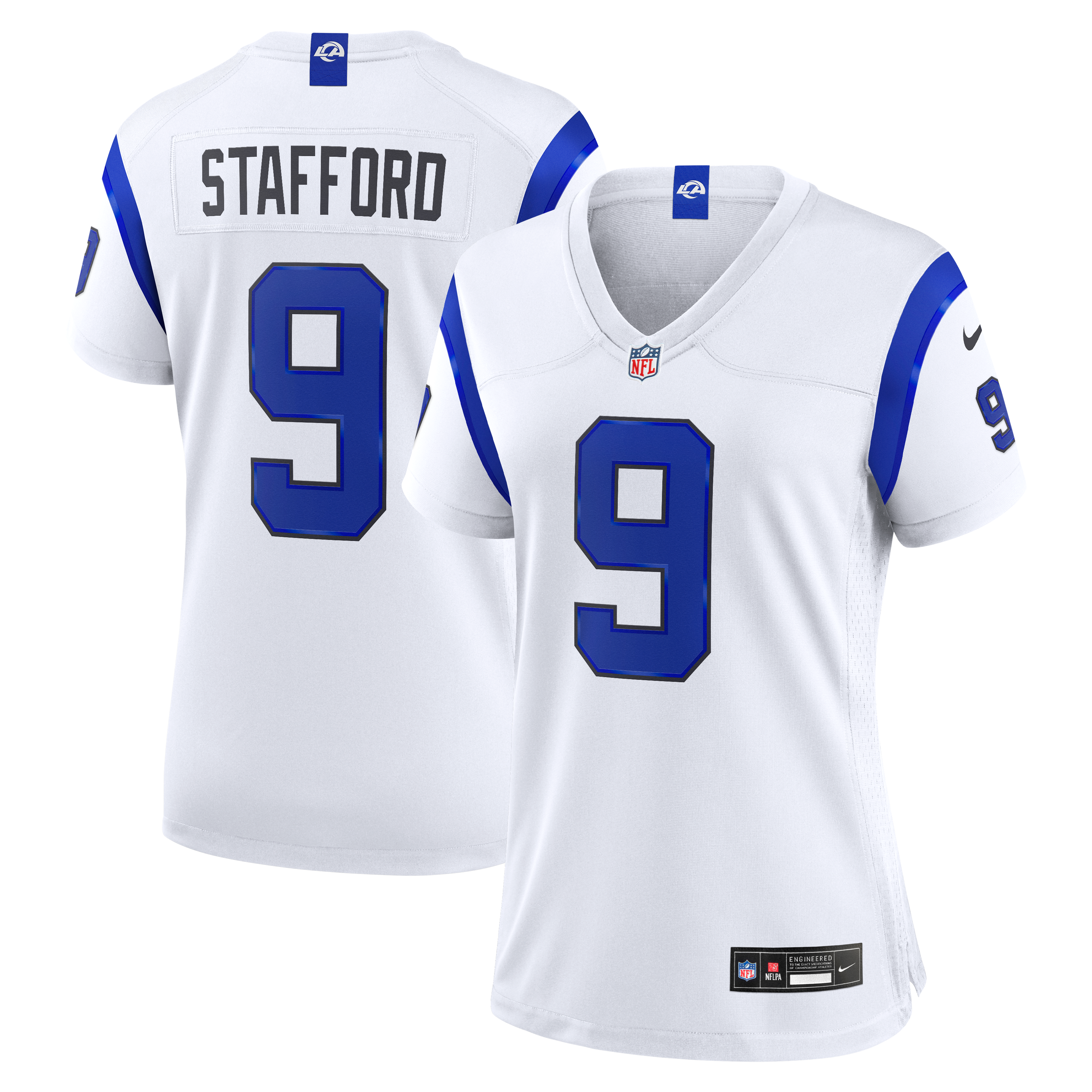 Women's Nike Matthew Stafford Los Angeles Rams Fearsome White Game Jersey