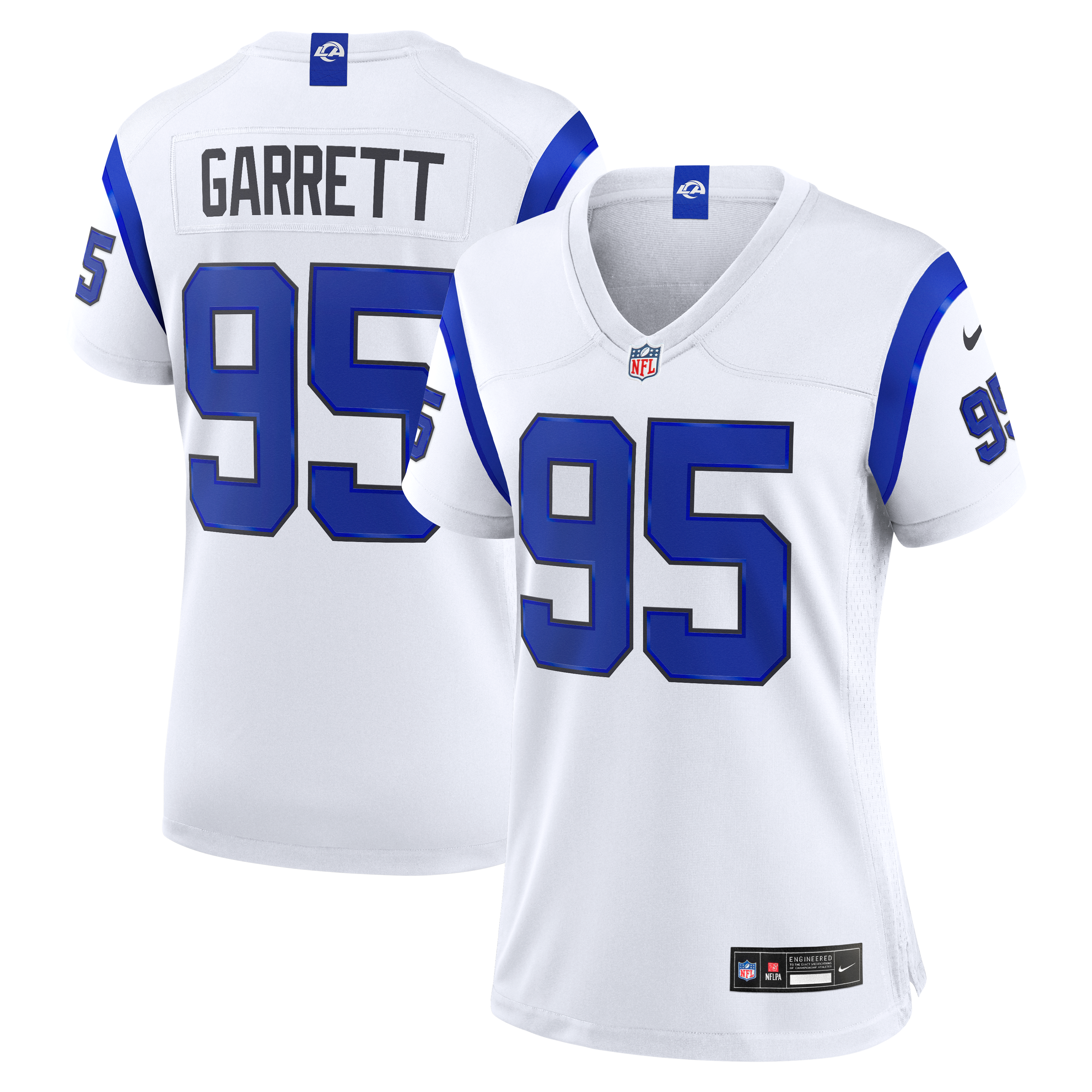 Women's Nike Myles Garrett Los Angeles Rams Fearsome White Game Jersey