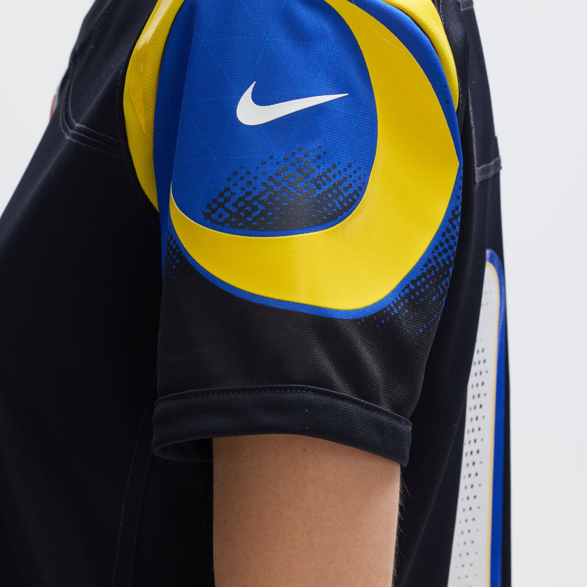Maillot de match Nike Puka Nacua bleu foncé la collection Rivalries des Los Angeles Rams pour femmes