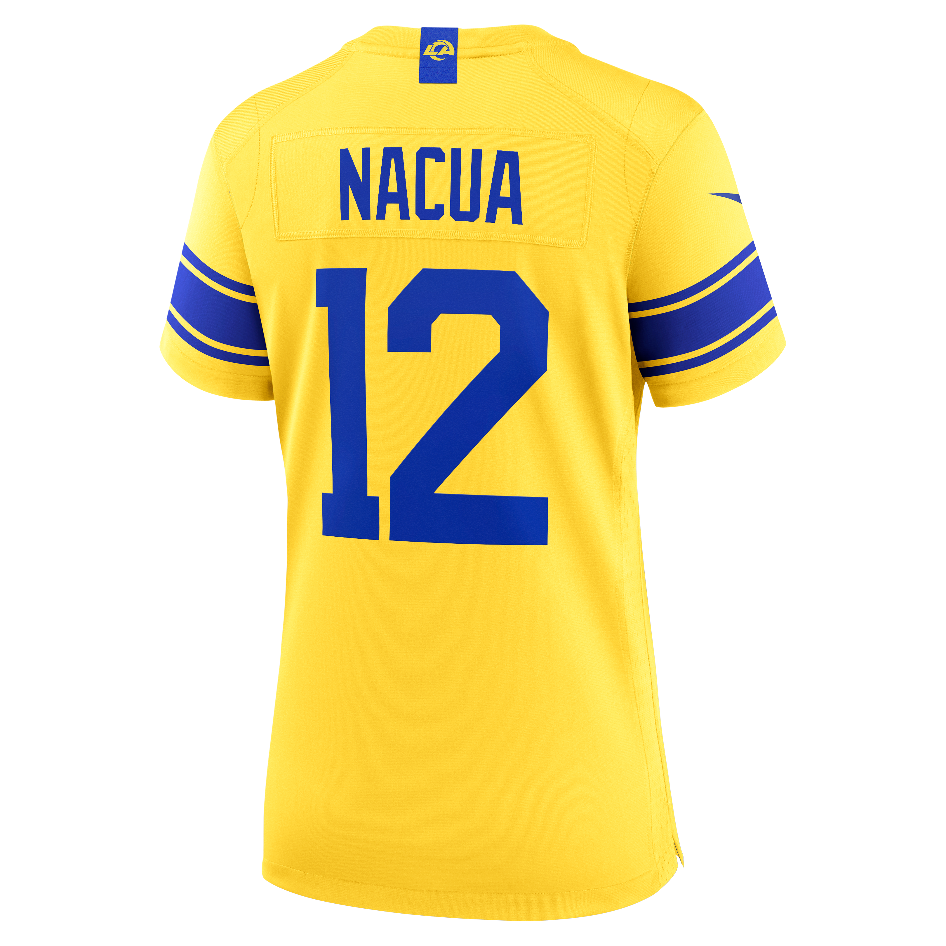 Maillot de match Nike Puka Nacua Royal Los Angeles Rams pour femmes