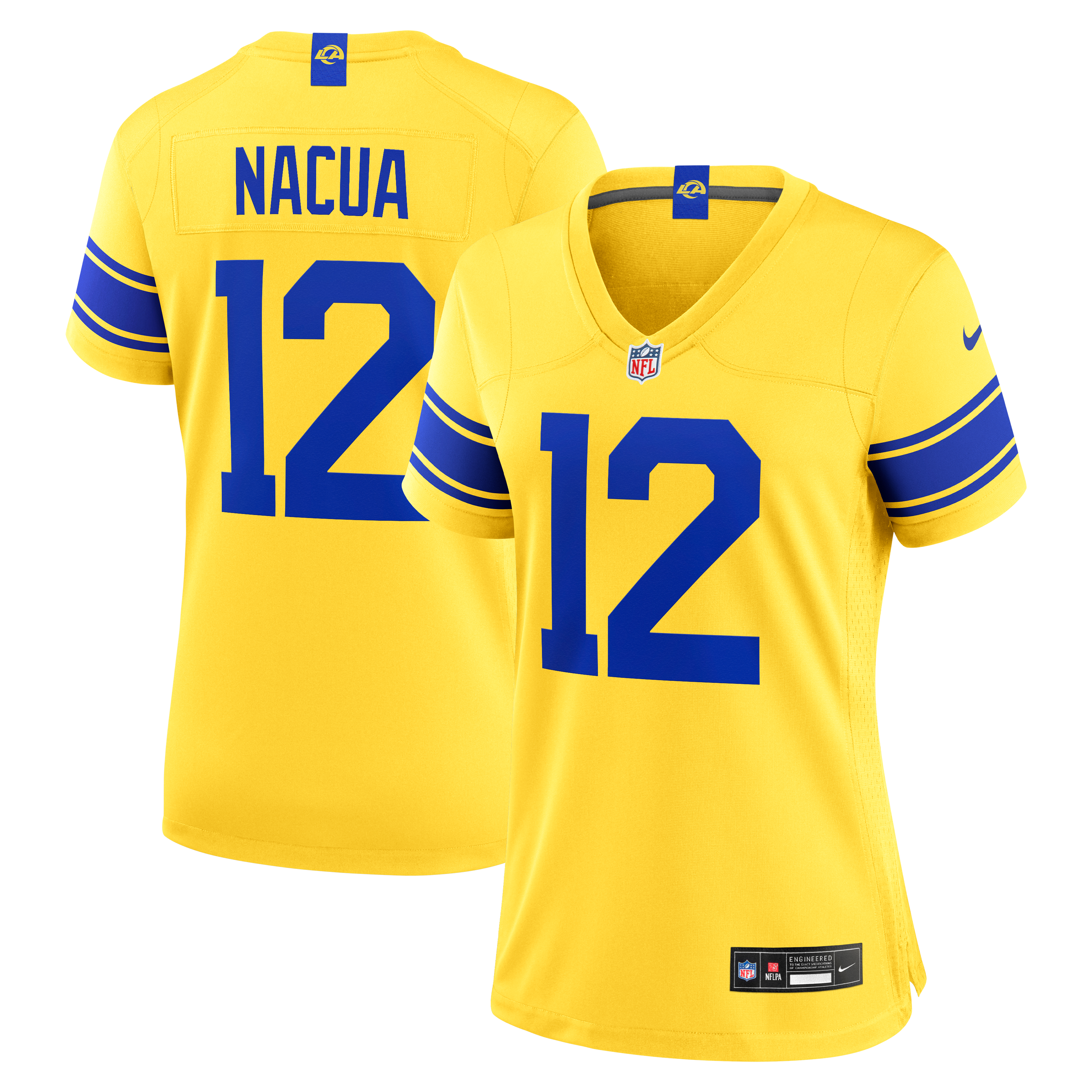 Women's Nike Puka Nacua Royal Los Angeles Rams Game Jersey