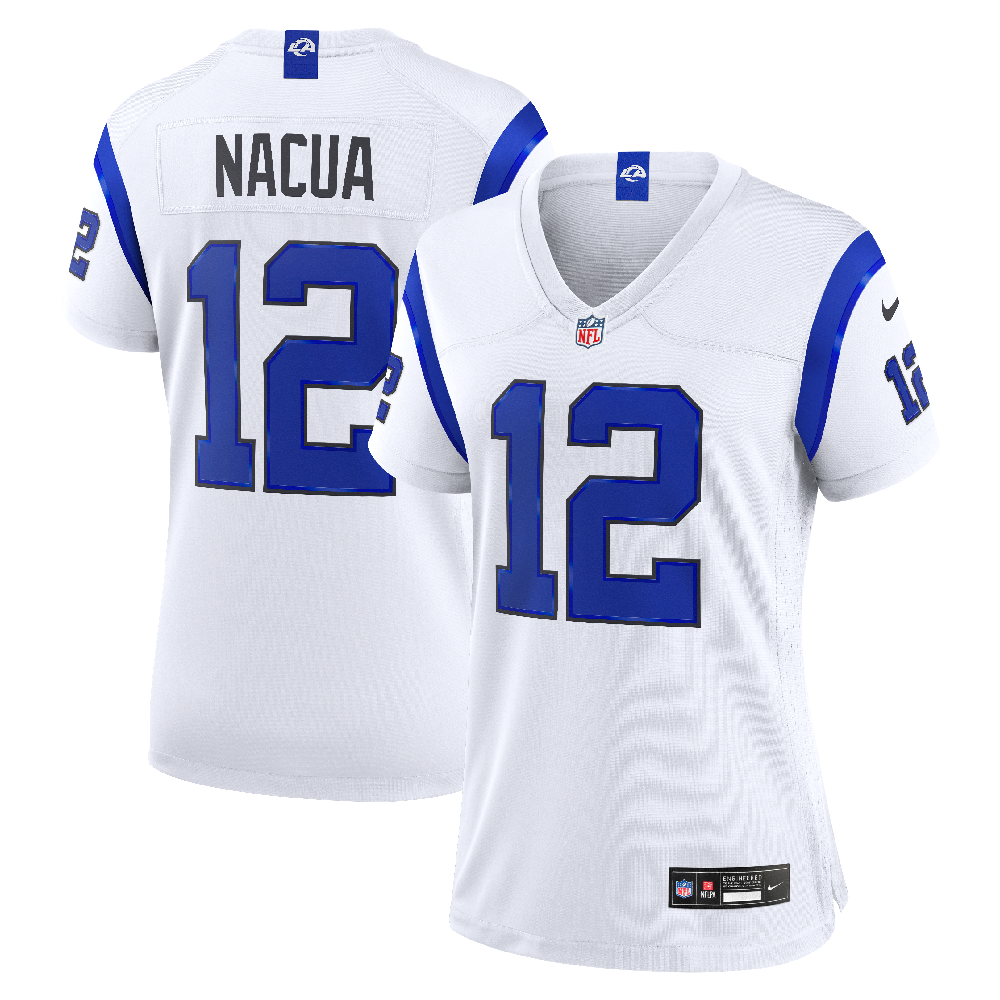 Women's Nike Puka Nacua Los Angeles Rams Fearsome White Game Jersey