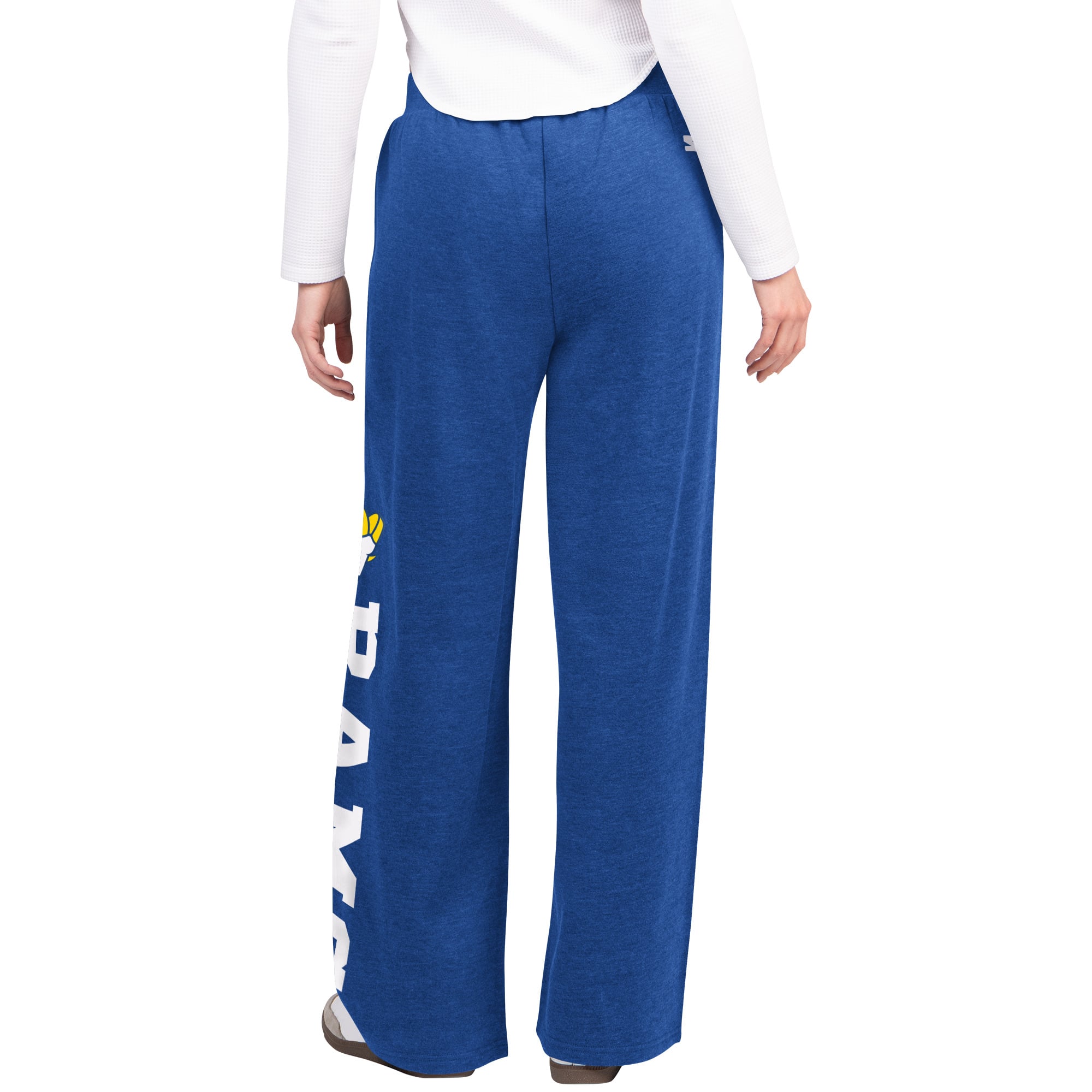 Pantalon de survêtement à jambes larges Starter Royal Los Angeles Rams pour femmes