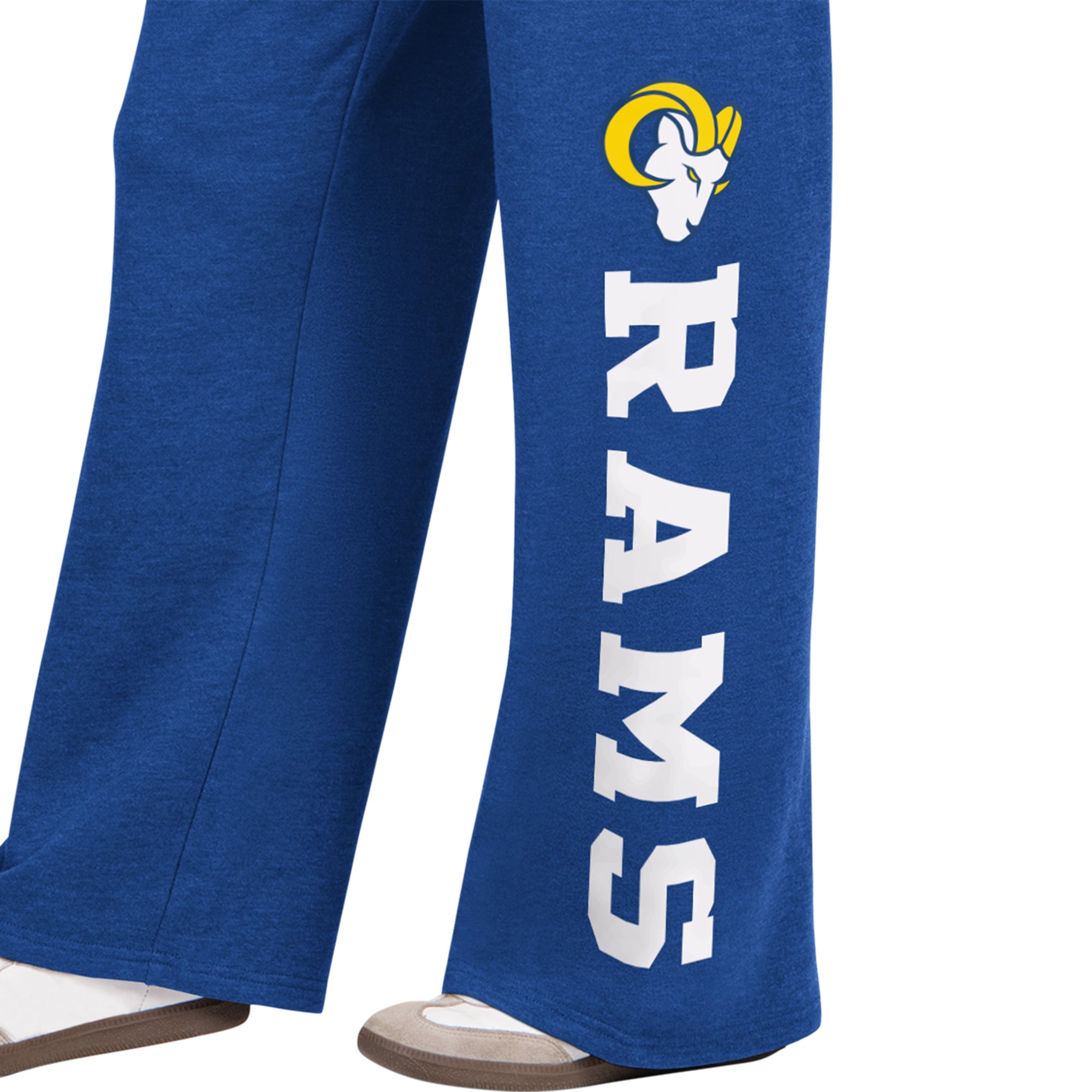 Pantalon de survêtement à jambes larges Starter Royal Los Angeles Rams pour femmes
