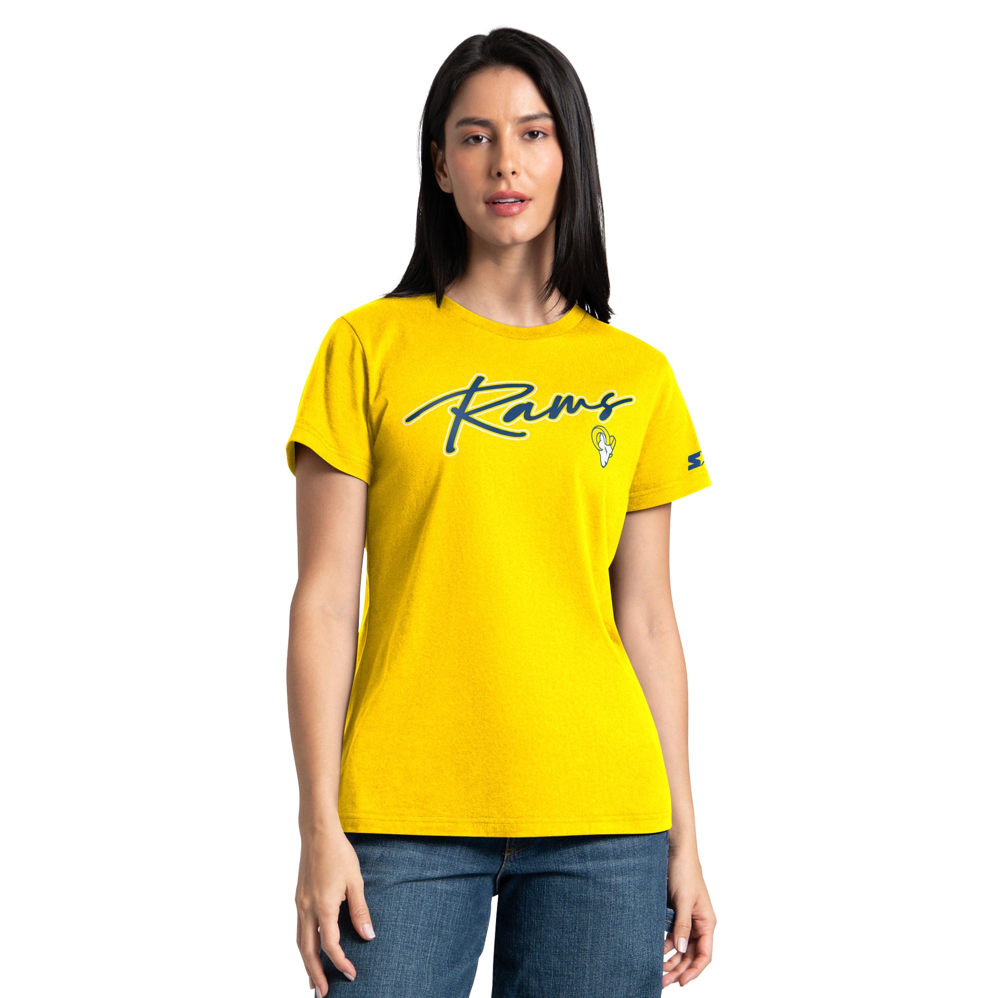 Women's Starter Royal/Gold Los Angeles Rams T-Shirt Combo Pack