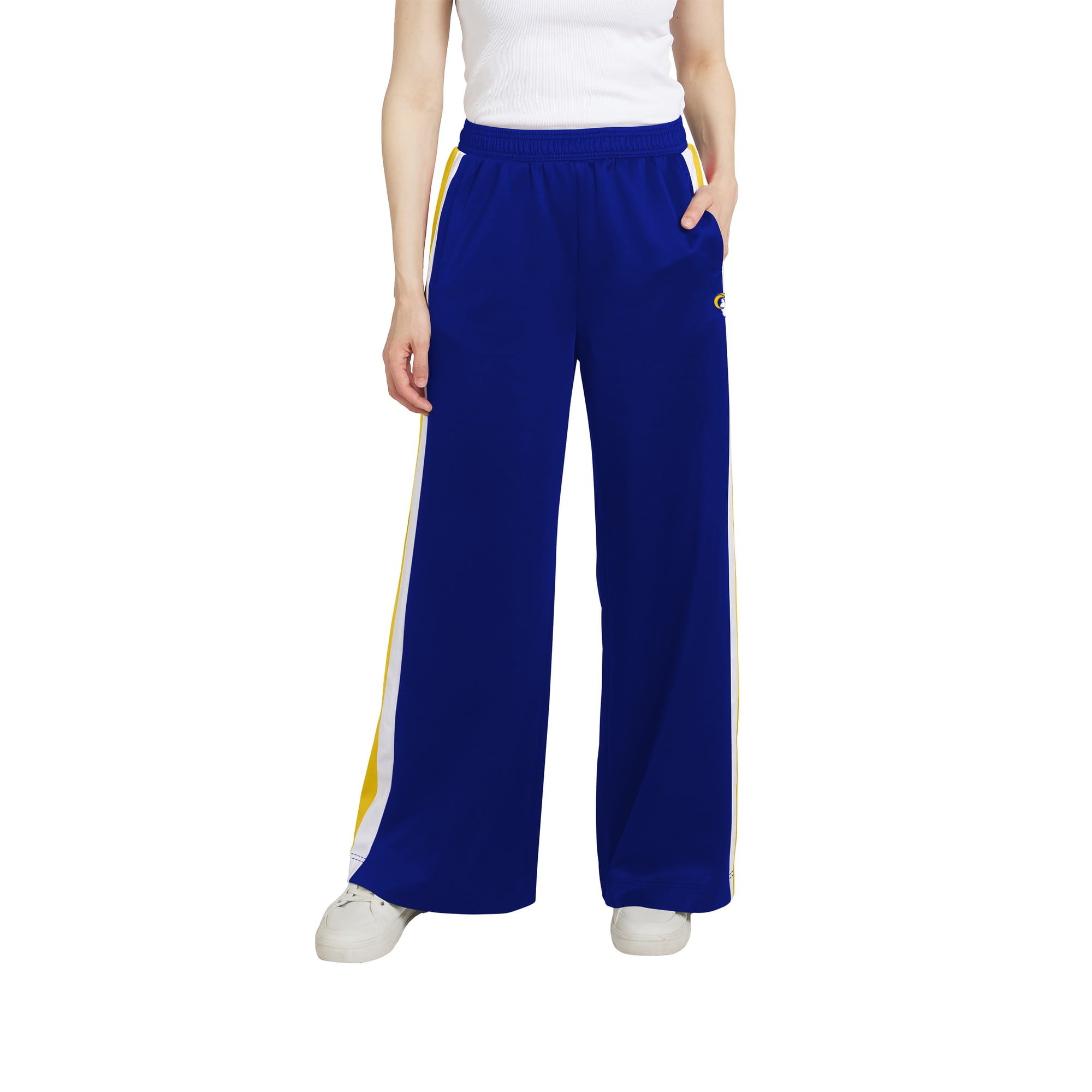 Pantalon de survêtement rayé Los Angeles Rams la marque WEAR by Erin Andrews pour femmes