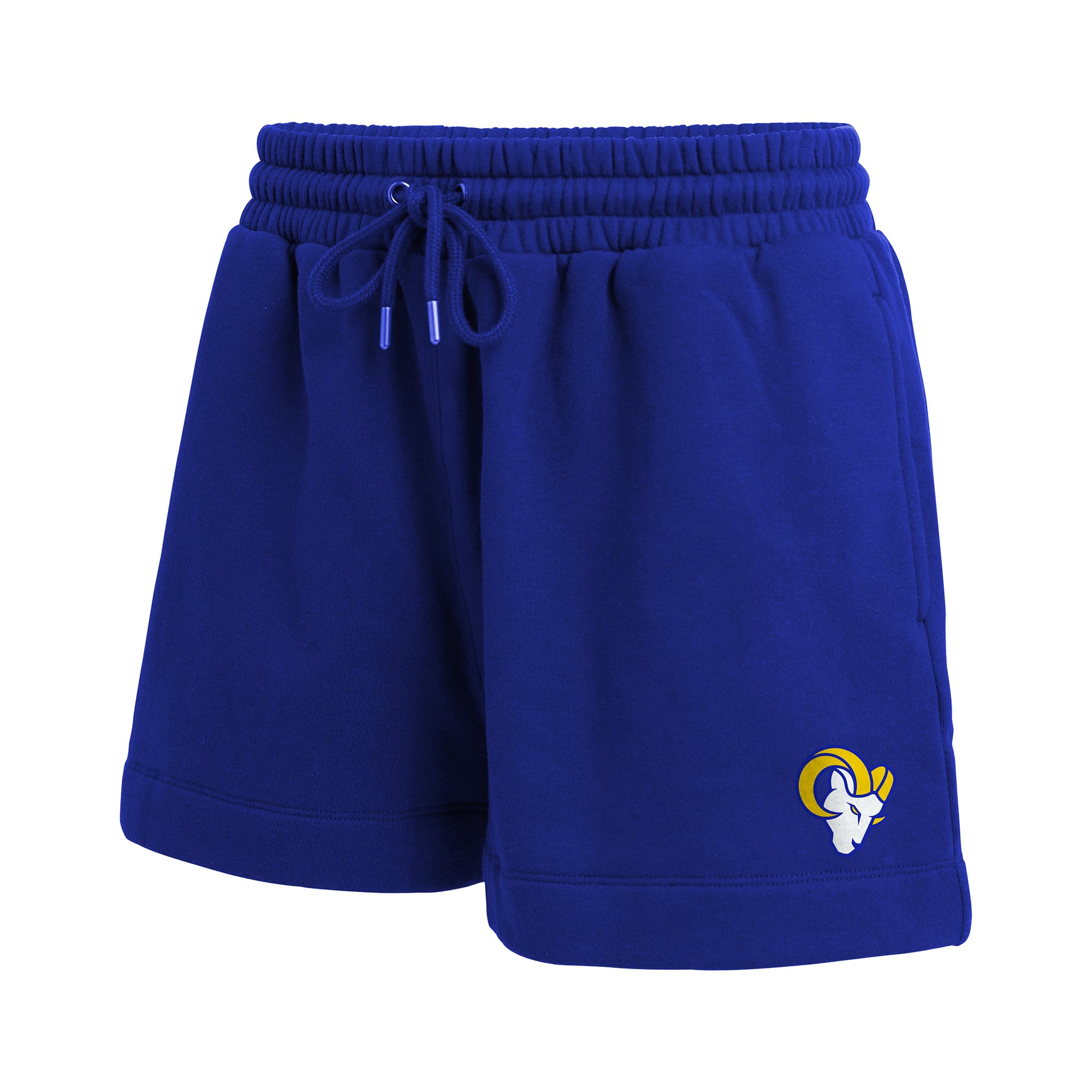 Women's WEAR by Erin Andrews Royal Los Angeles Rams Fleece V-Neck Lounge Set