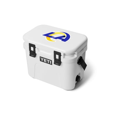 Los Angeles Rams YETI Roadie 15 Hard Cooler - White