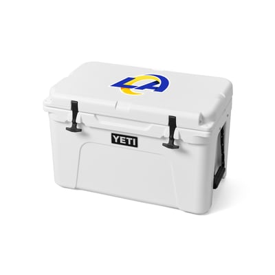 Los Angeles Rams YETI Tundra 45 Hard Cooler - White