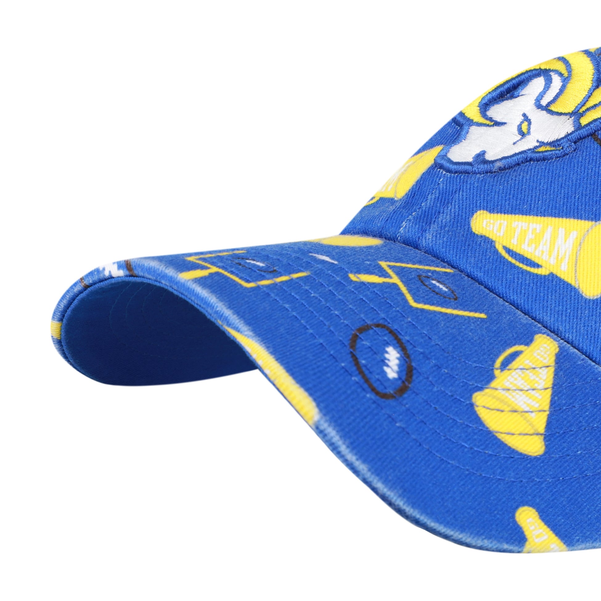 Youth '47 Royal Los Angeles Rams Stomping Ground Clean Up Adjustable Hat