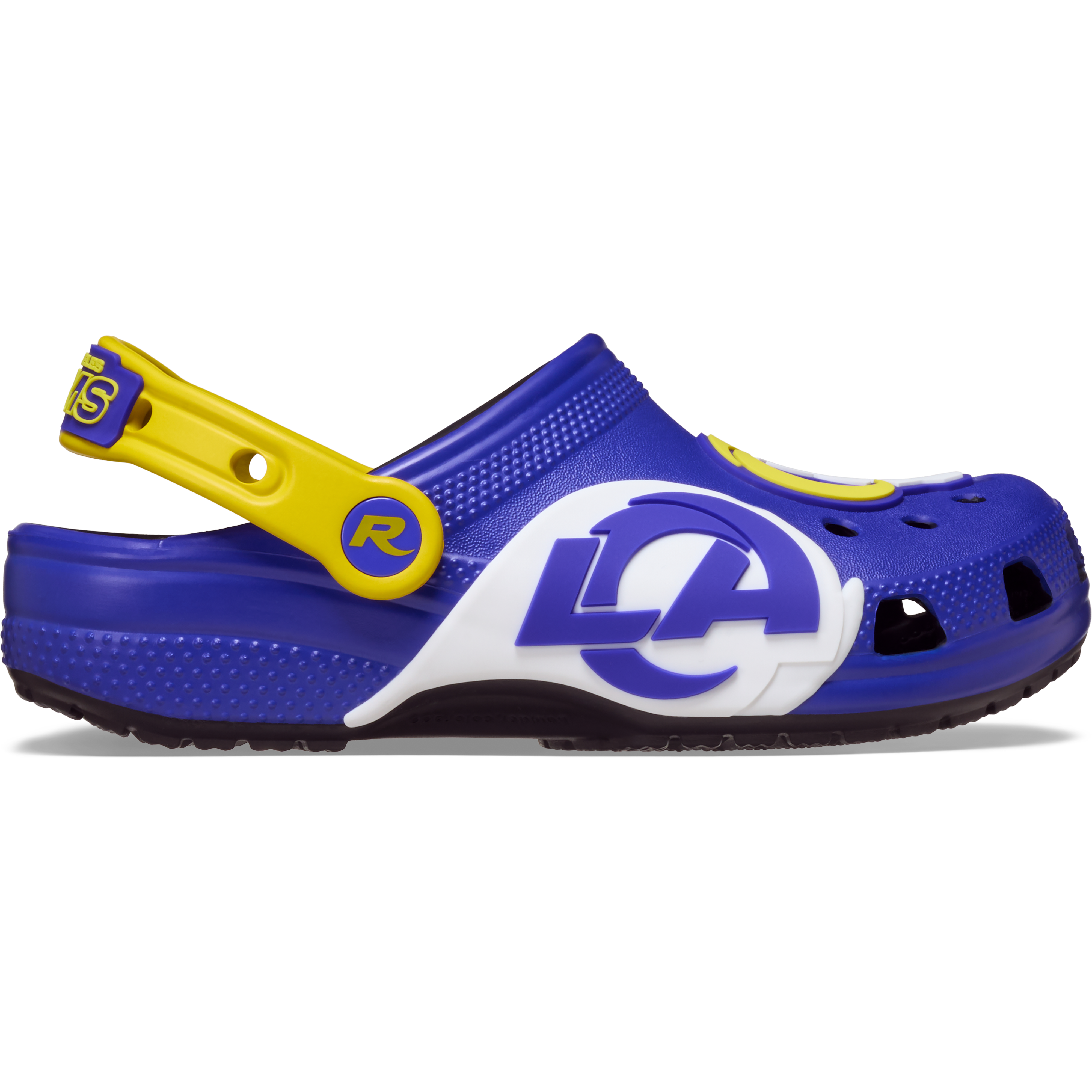 Youth Crocs Royal Los Angeles Rams Classic Clog