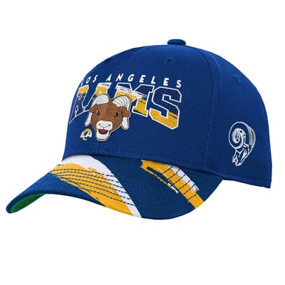 Los Angeles Rams Mitchell & Ness Youth Big Head Pro Crown Snapback Hat - Royal
