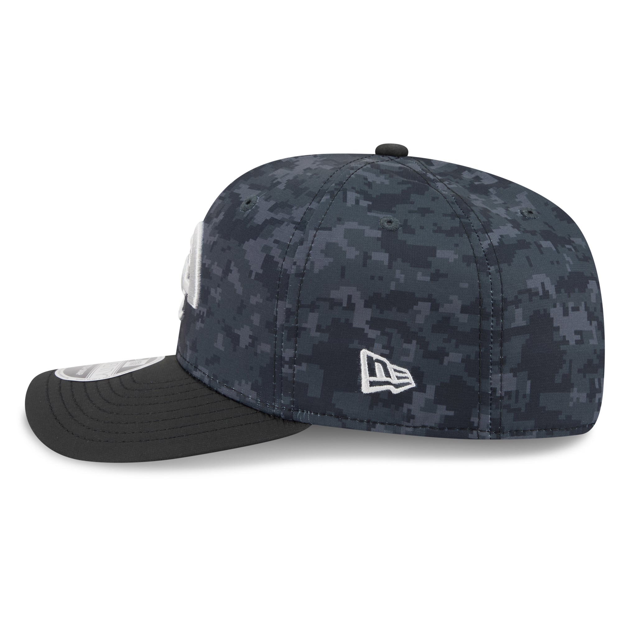 Youth New Era Black Los Angeles Rams 2026 Salute To Service 9SEVENTY Adjustable Hat