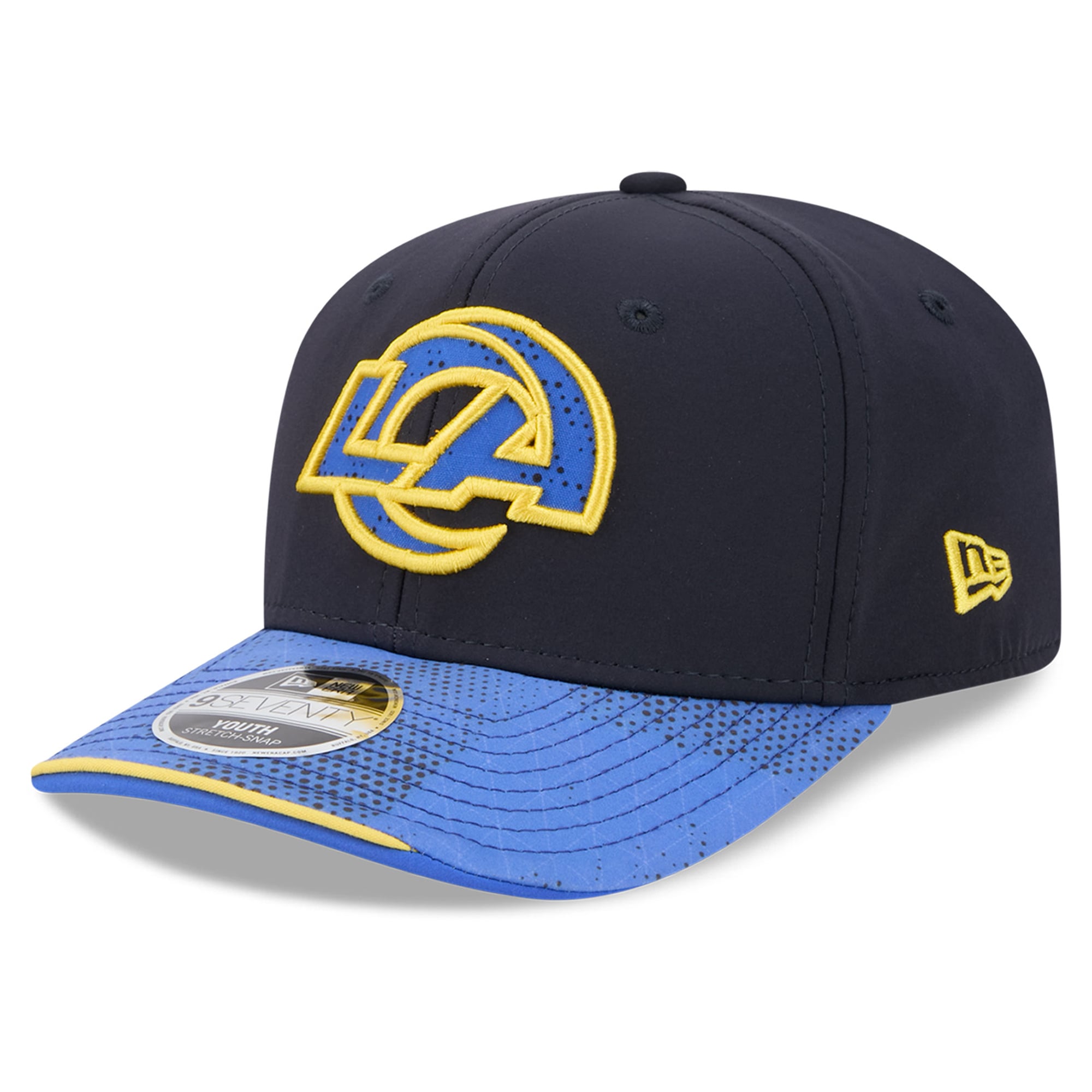 Youth New Era Navy Los Angeles Rams Rivalries Collection 9SEVENTY Adjustable Hat