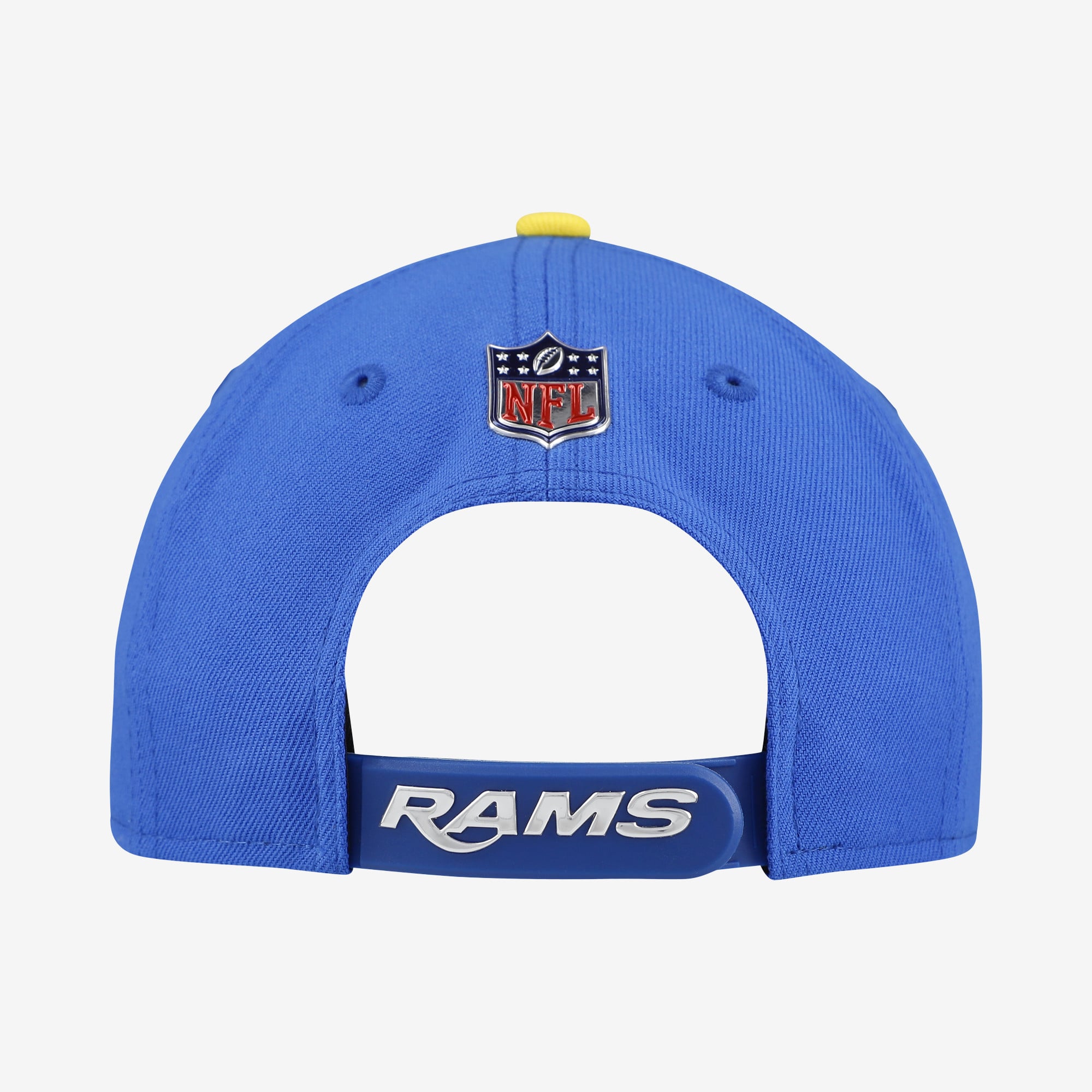 Youth New Era Royal/Gold Los Angeles Rams 2026 NFL Draft Pre-Curved 9FIFTY Snapback Hat