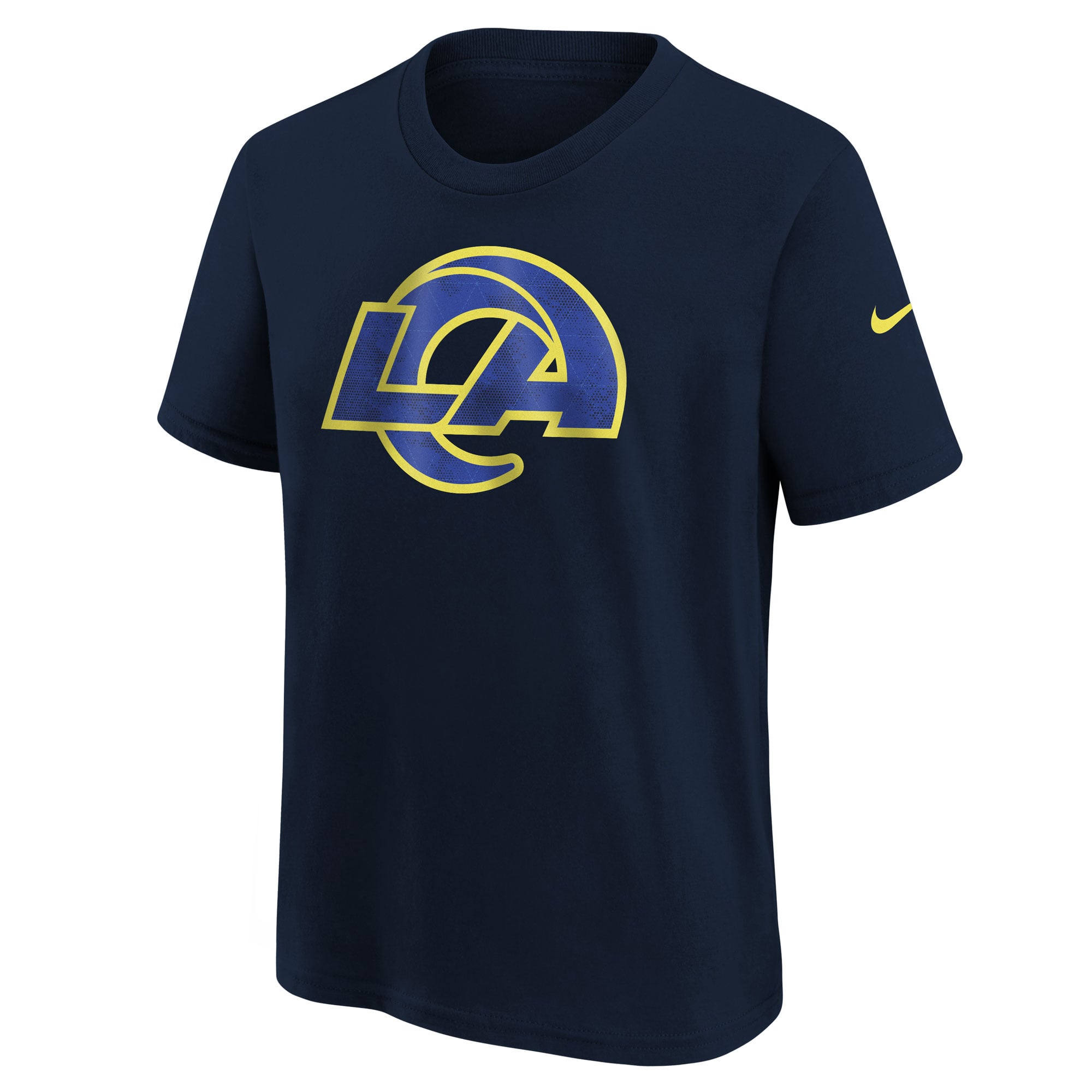 T-shirt Nike bleu foncé pour jeunes, collection rivalités des Los Angeles Rams