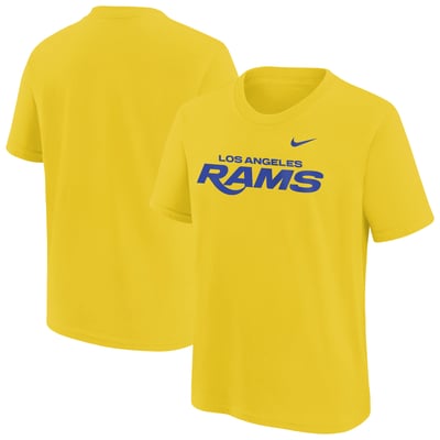 Los Angeles Rams Nike Youth Wordmark T-Shirt - Gold