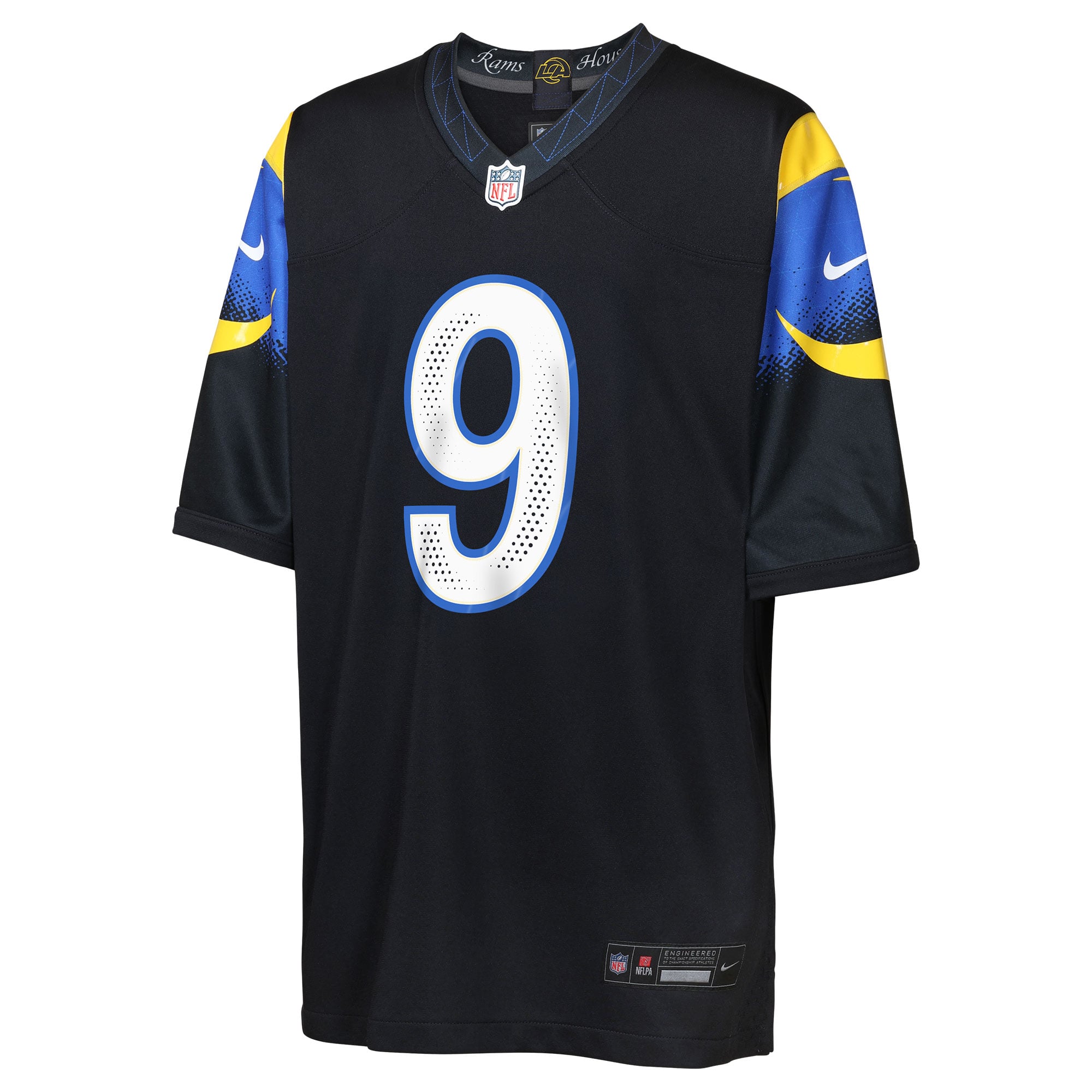Youth Nike Matthew Stafford Dark Blue Los Angeles Rams Rivalries Collection Game Jersey
