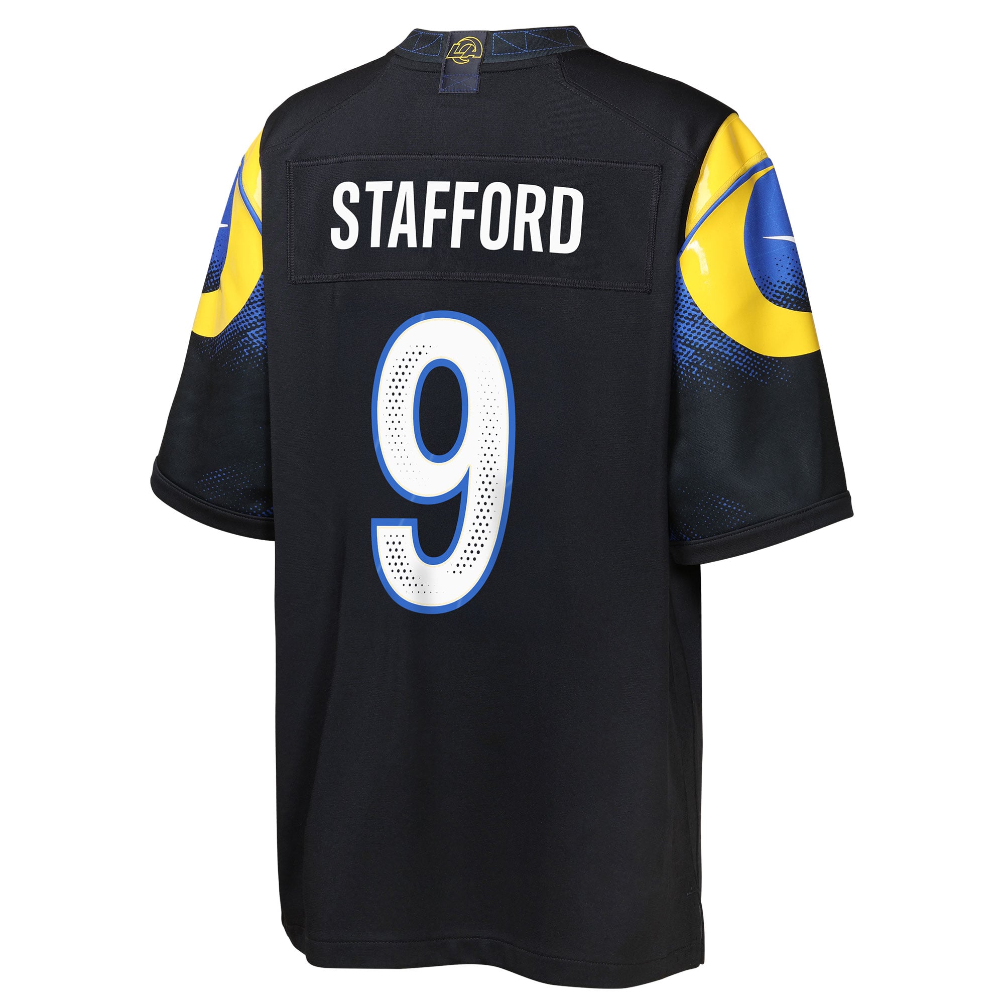 Youth Nike Matthew Stafford Dark Blue Los Angeles Rams Rivalries Collection Game Jersey