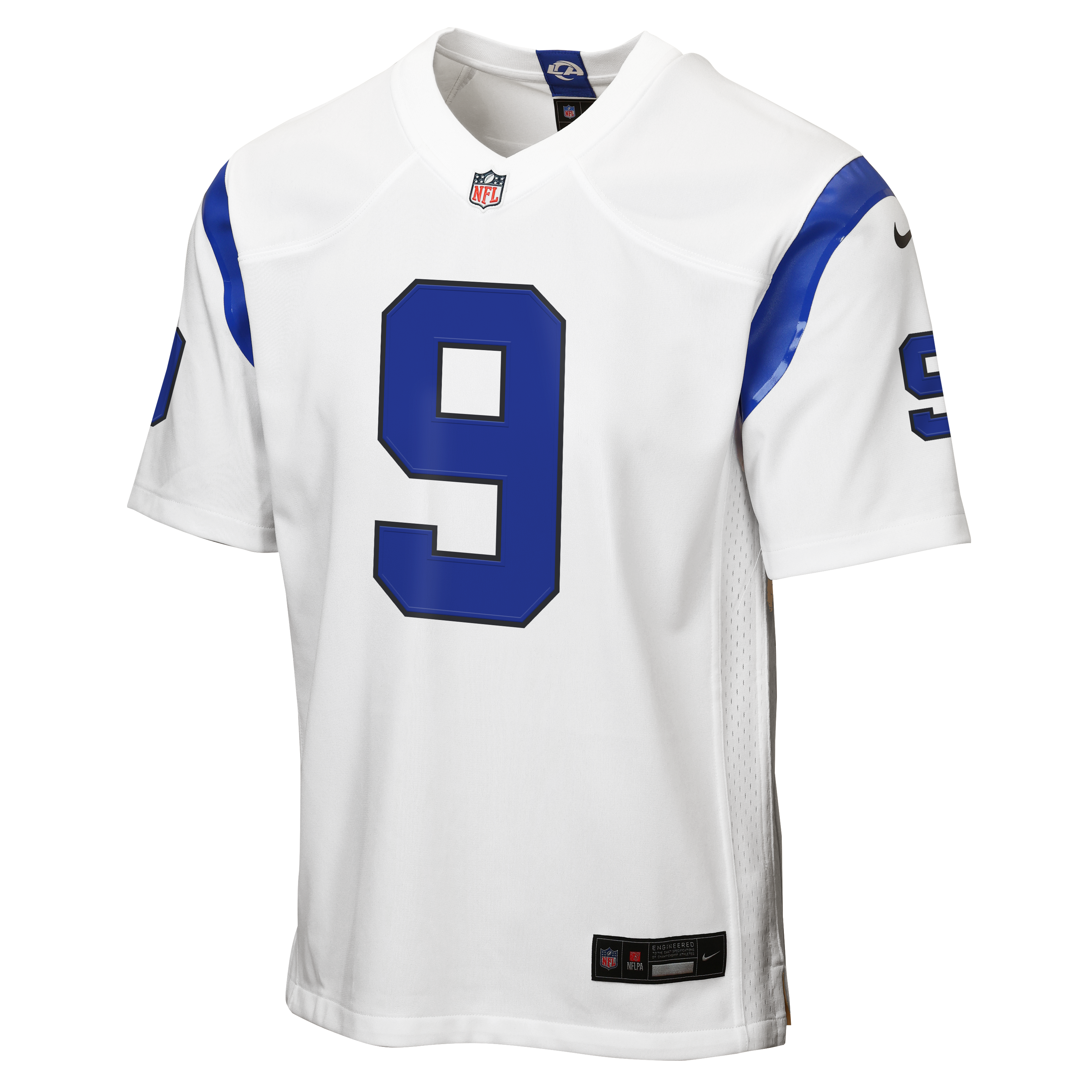 Maillot de match alternatif blanc Fearsome Matthew Stafford, Los Angeles Rams, pour jeunes, Nike, Nike.