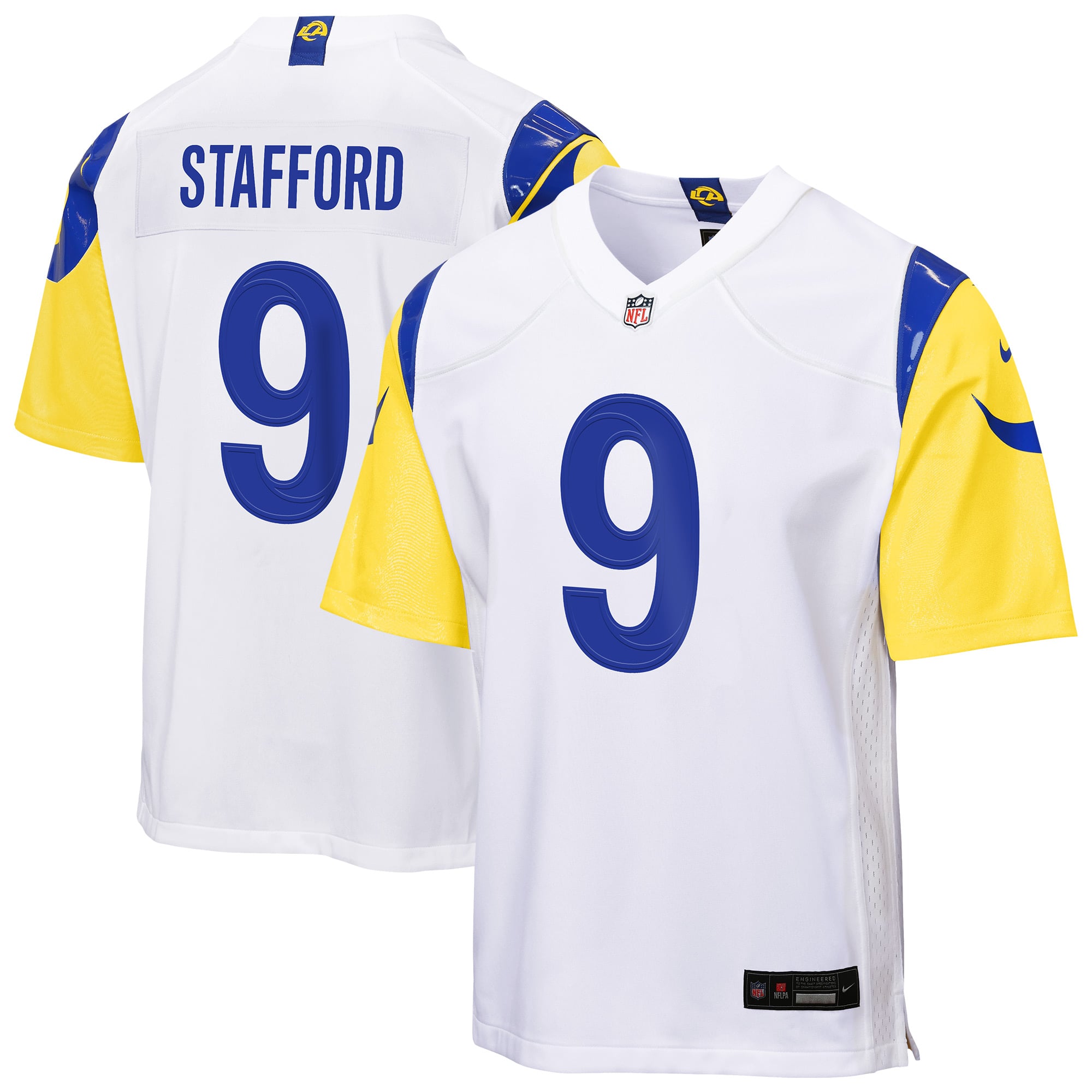 Youth Nike Matthew Stafford White Los Angeles Rams Game Jersey