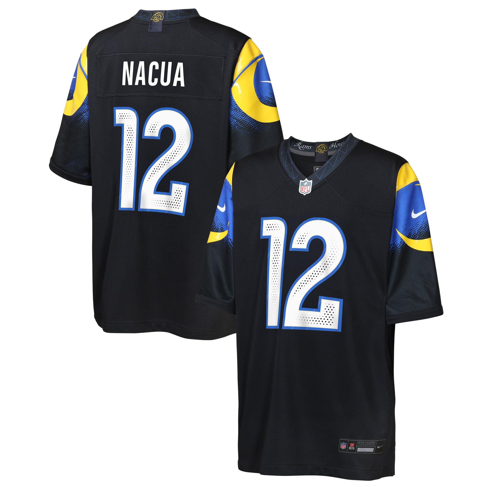 Youth Nike Puka Nacua Dark Blue Los Angeles Rams Rivalries Collection Game Jersey