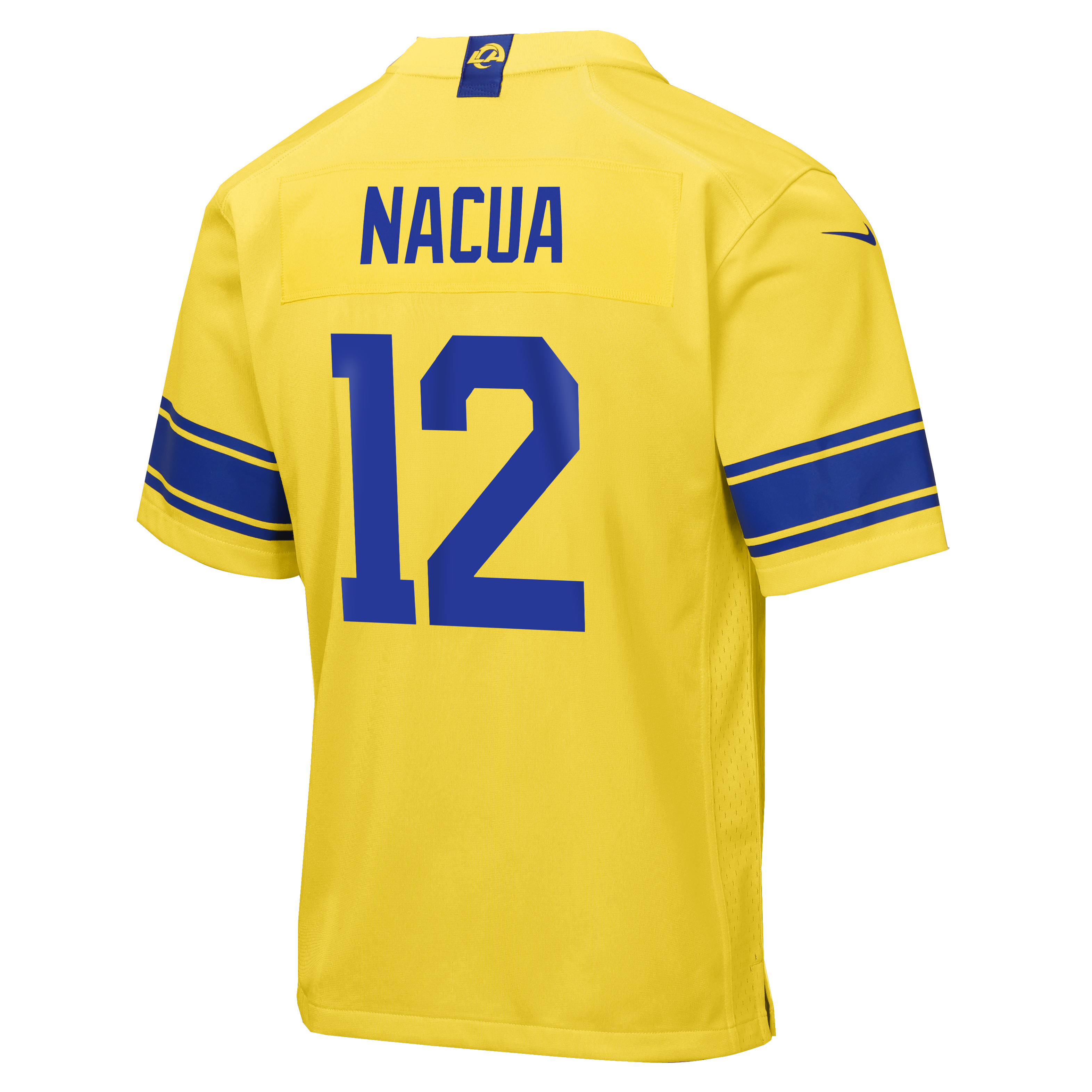 Maillot de match Nike Puka Nacua Royal des Rams Los Angeles pour jeunes